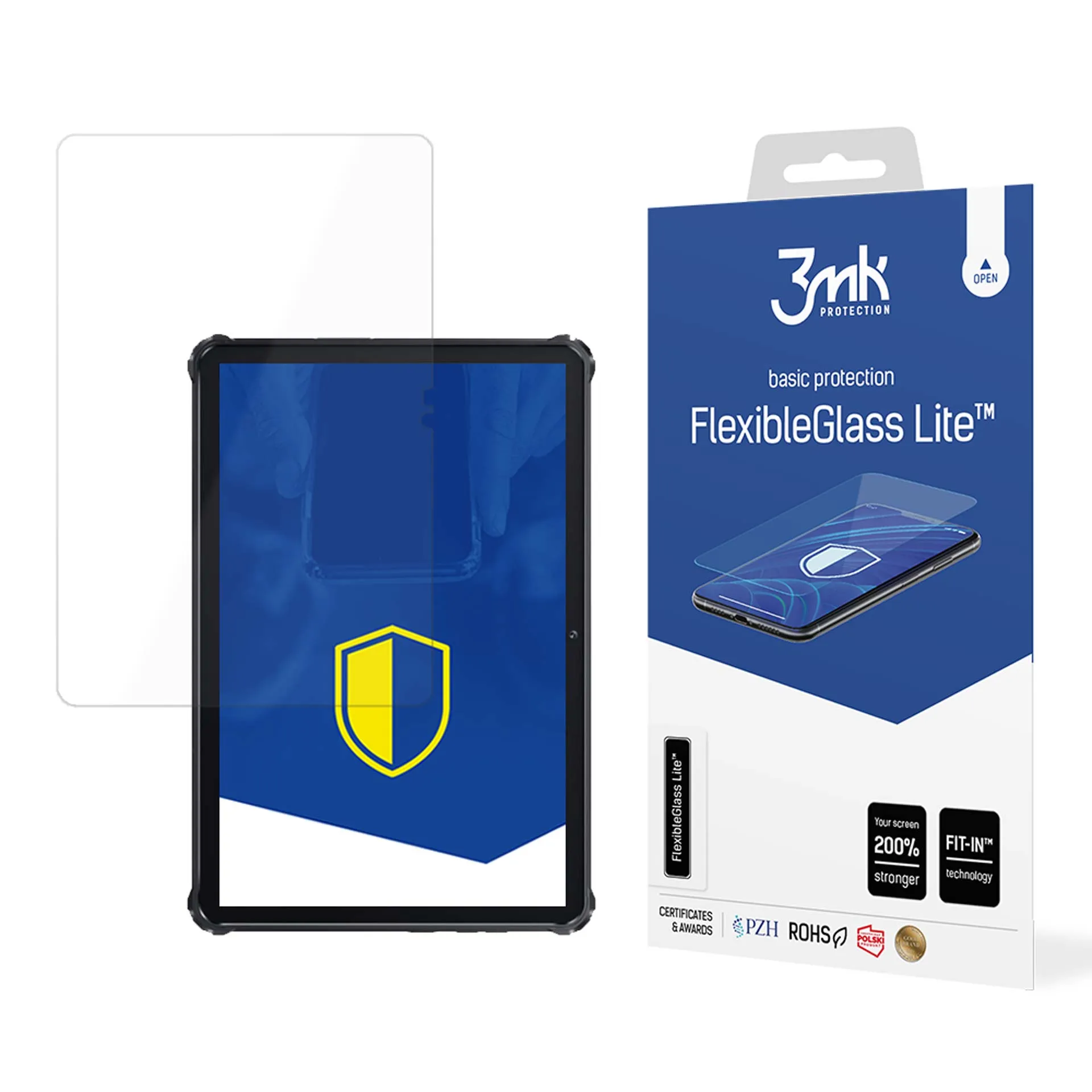 Shatterproof hybrid glass for Oukitel RT7 5G - 3mk FlexibleGlass Lite