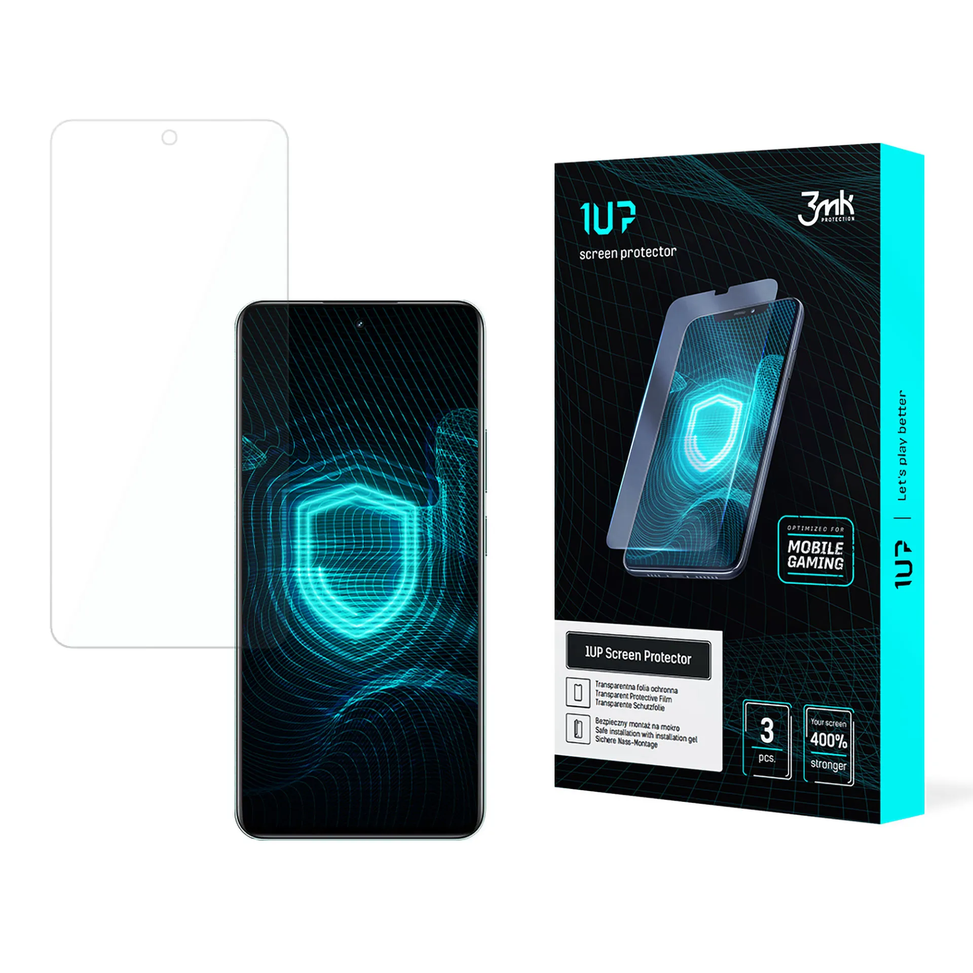 Protective film for Realme 12+ 5G - 3mk 1UP screen protector (3 pieces)