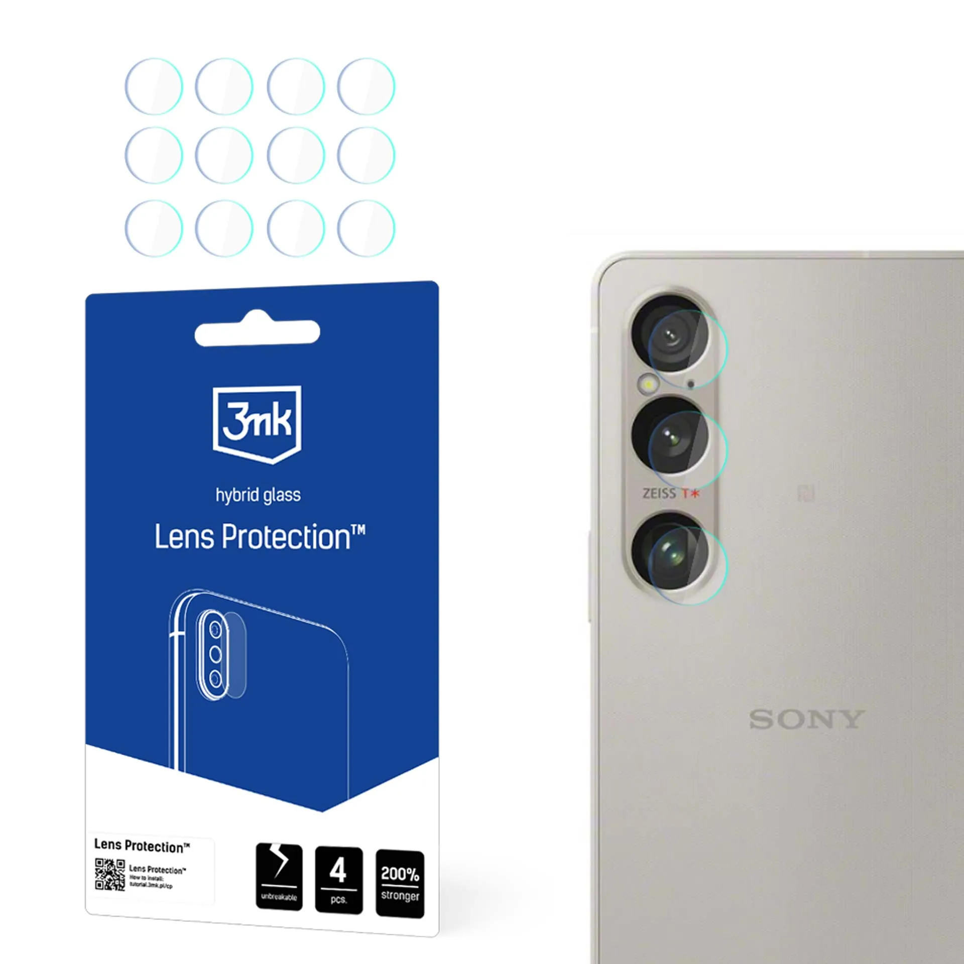 Lens glass for Sony Xperia 1 VI - 3mk Lens Protection