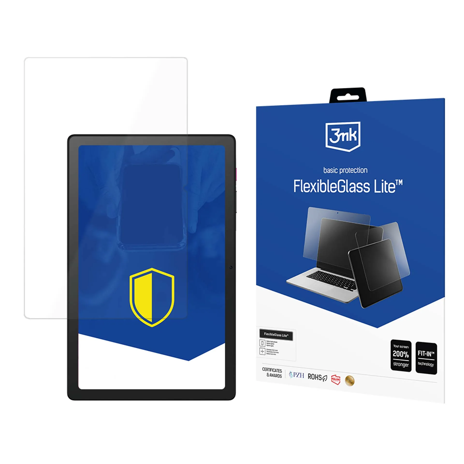 Shatterproof hybrid glass for T-Tablet 5G - 3mk FlexibleGlass Lite