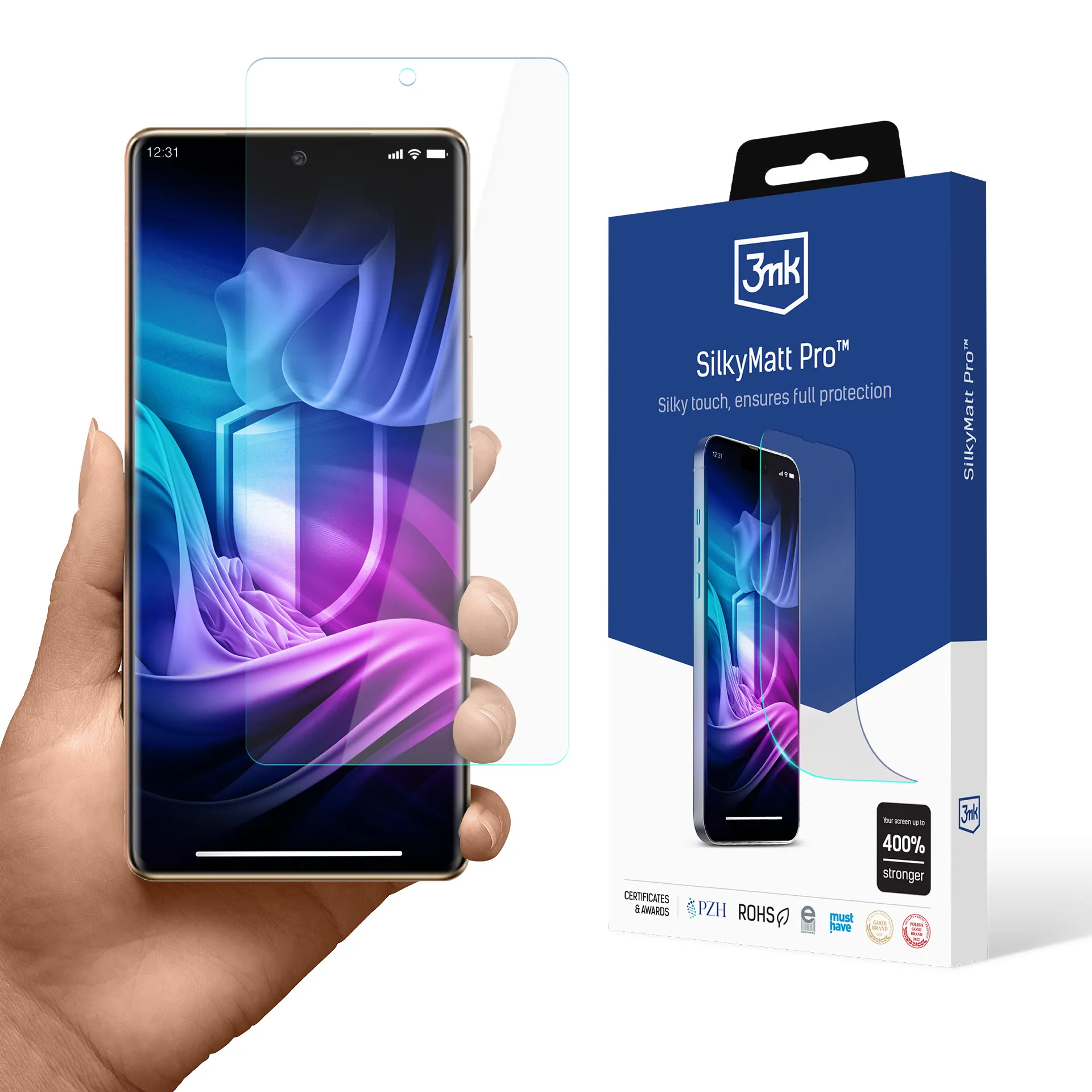 Matte foil for Vivo Y200 V2343A - 3mk SilkyMatt Pro