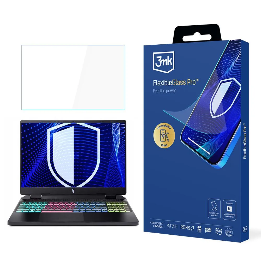 Shatterproof glass for Acer Nitro 16 - 3mk FlexibleGlass Pro