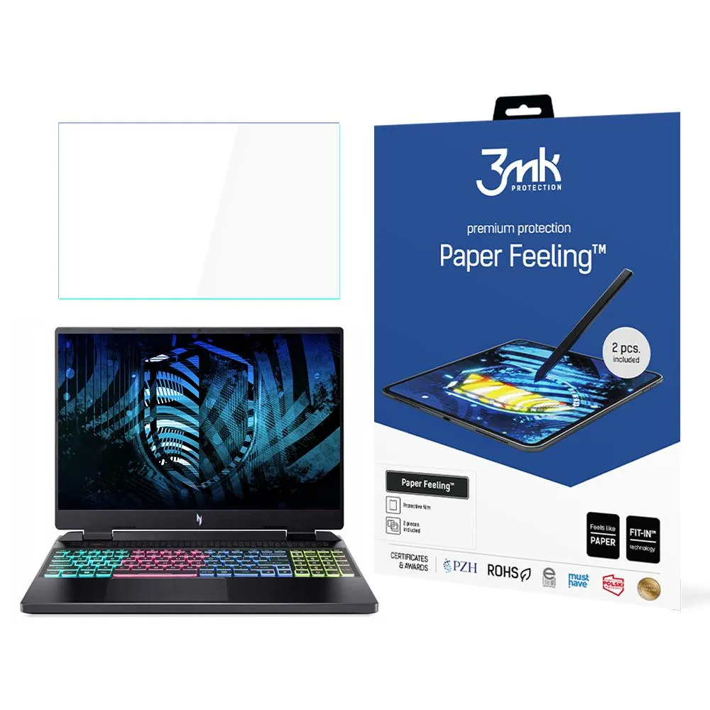 Protective Film for Acer Nitro 16 - 3mk Paper Feeling (2 pcs)