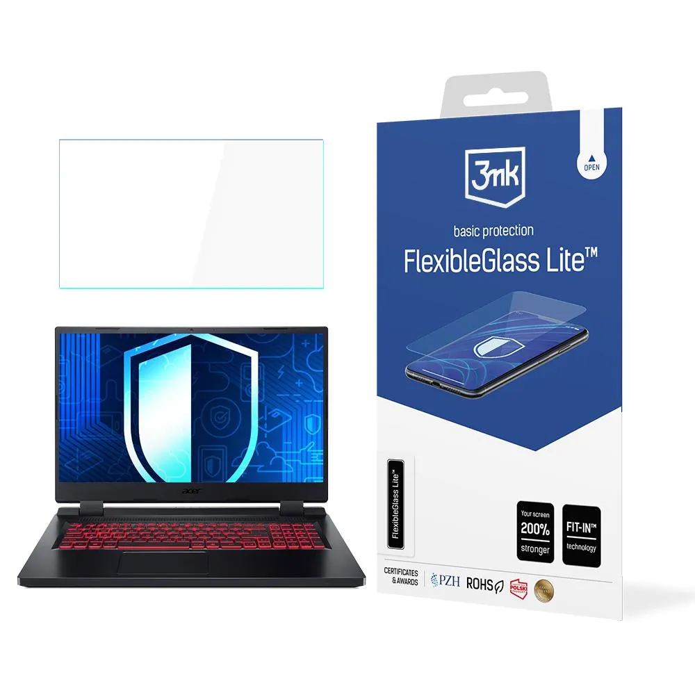 Shatterproof hybrid glass for Acer Nitro 5 17,3
