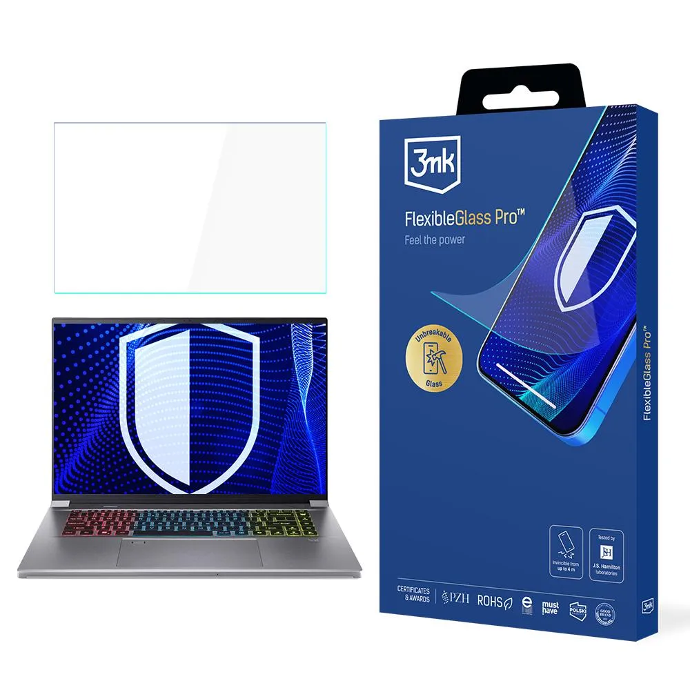 Shatterproof glass for Acer Predator Triton 16 - 3mk FlexibleGlass Pro