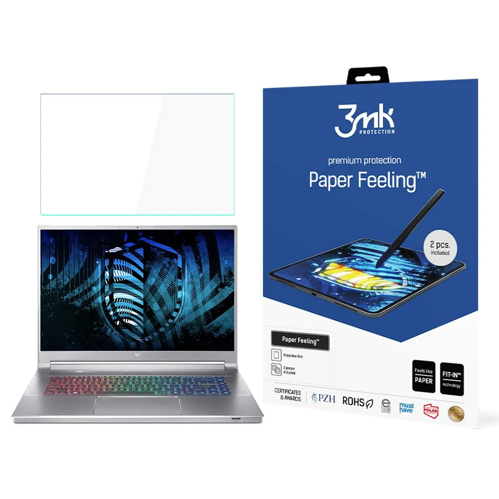Protective Film for Acer Predator Triton 300 SE 16'' - 3mk Paper Feeling (2 pcs)