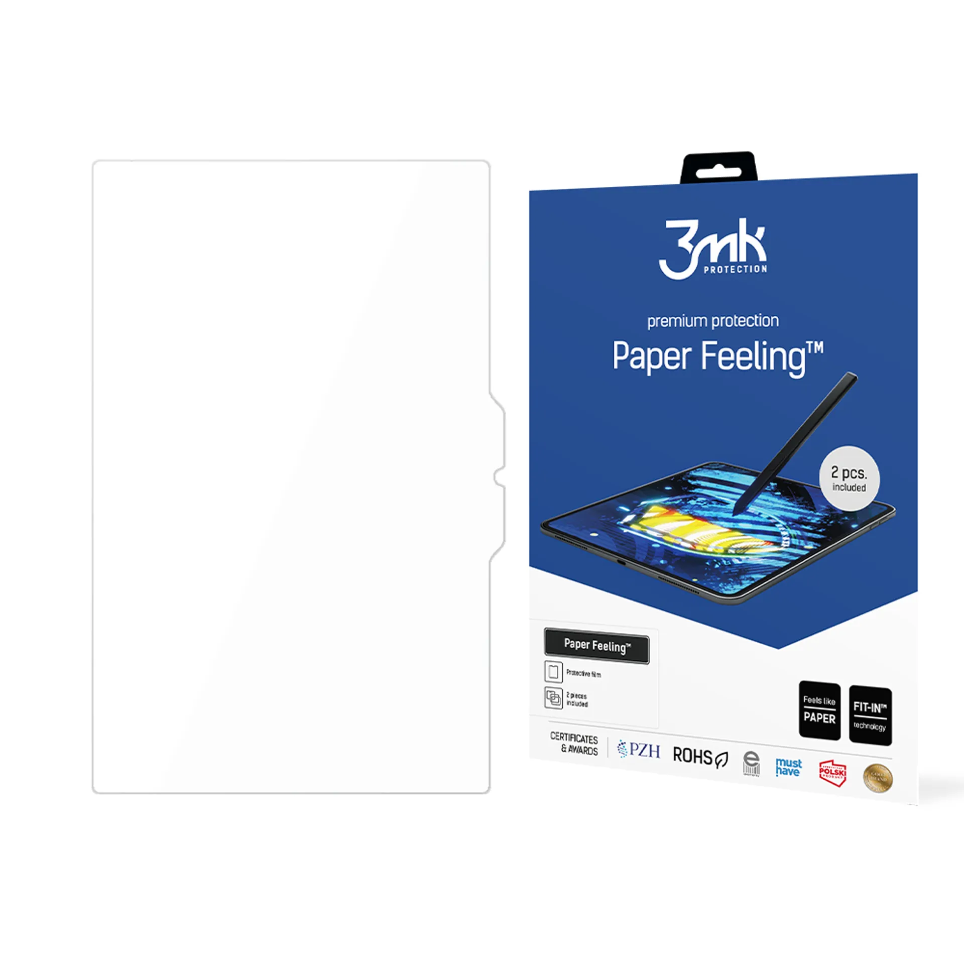 Protective Film for AGM Pad P2 Active - 3mk Paper Feeling (2 pcs)