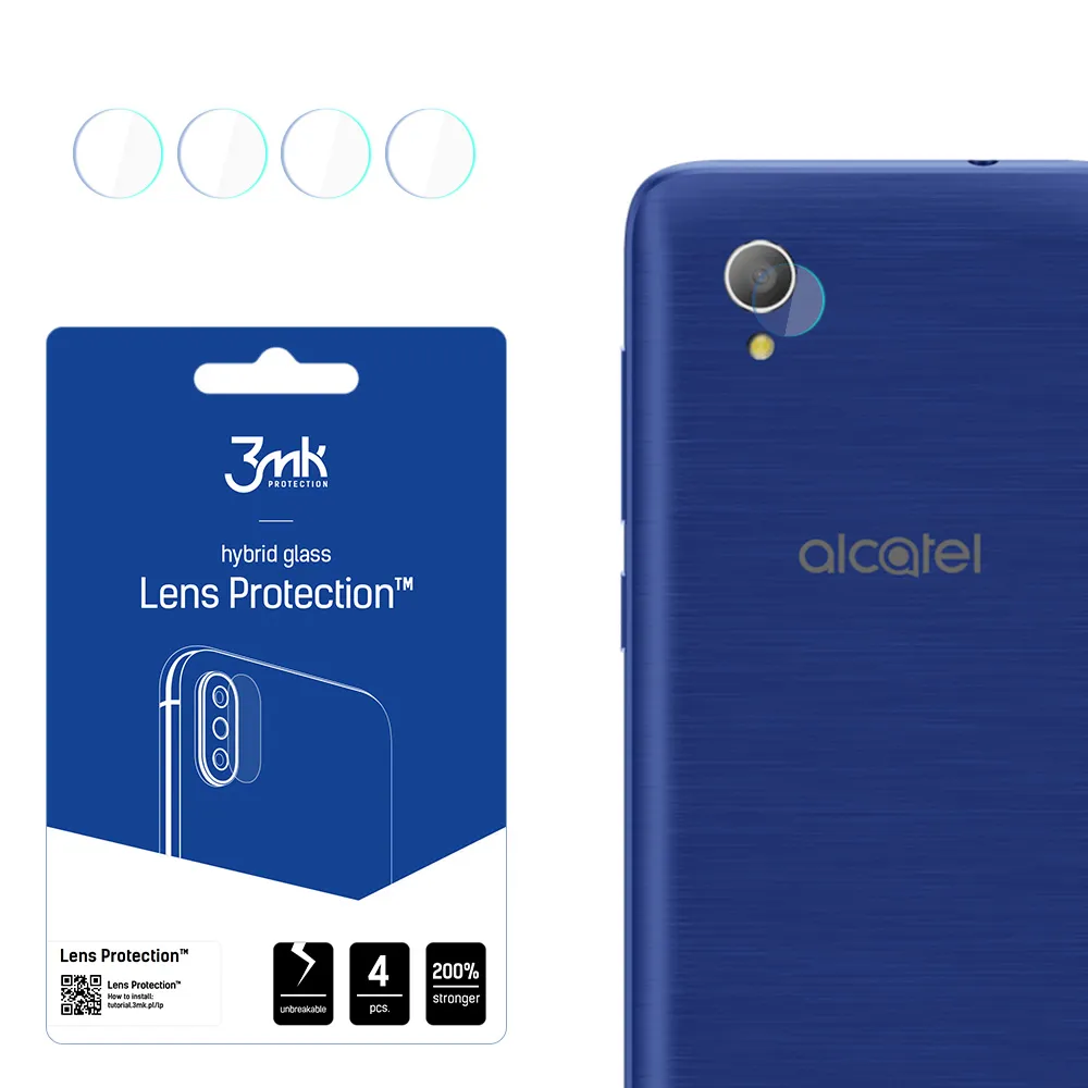 Glass for the camera lens for Alcatel 1 2019 - 3mk Lens Protection