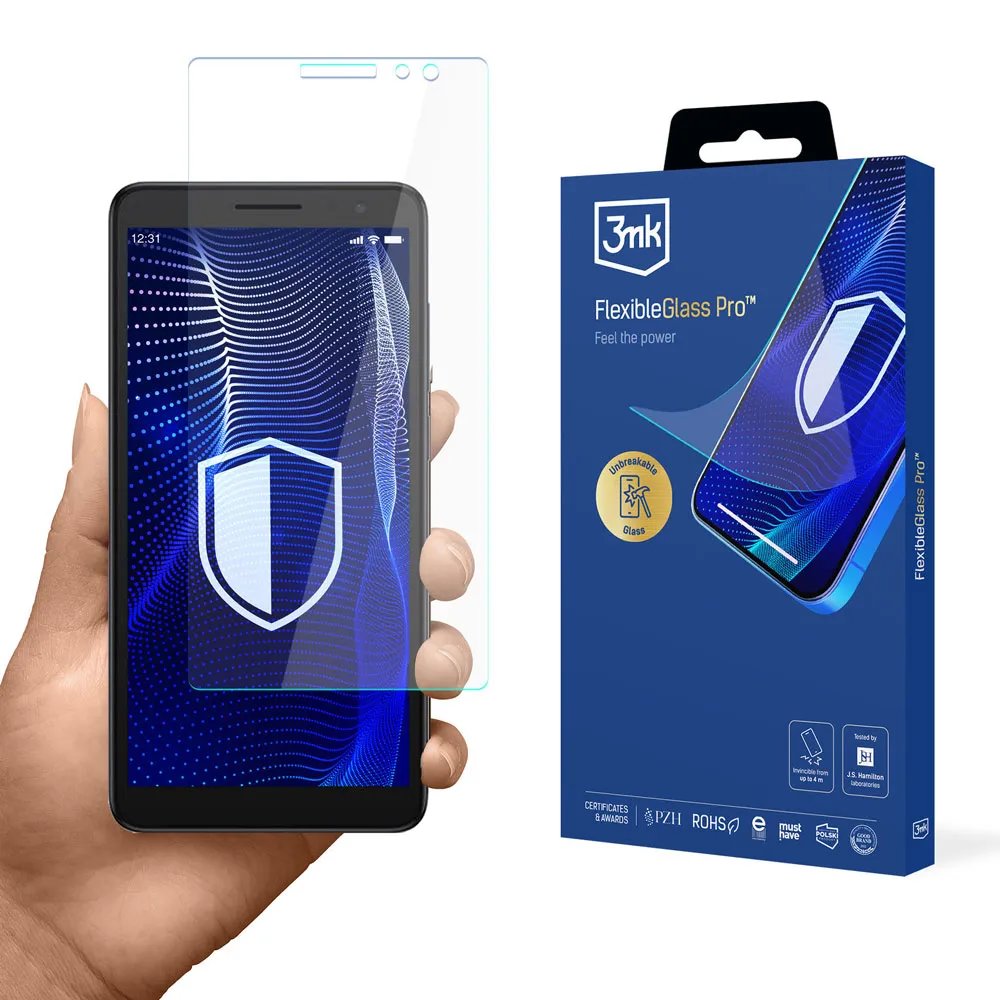 Shatterproof glass for Alcatel 1B 2022 - 3mk FlexibleGlass Pro