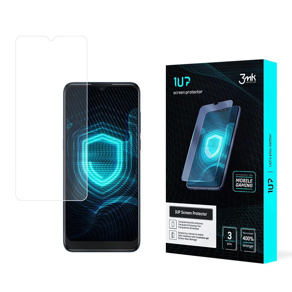 Protective film for Alcatel 1V 2020 - 3mk 1UP screen protector (3 pieces)