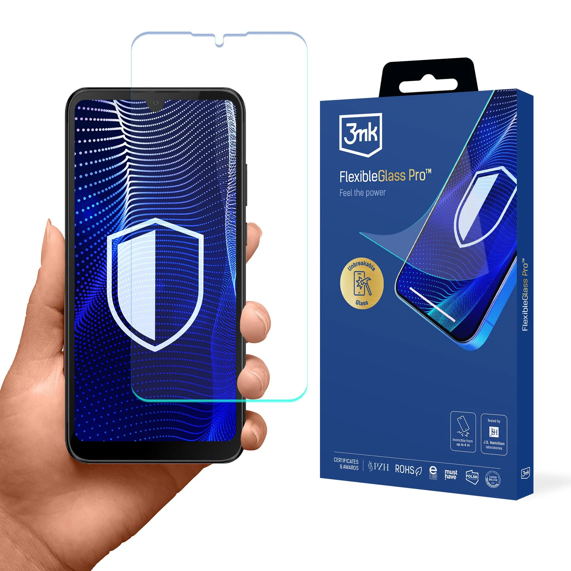 Shatterproof glass for Aligator S6100 - 3mk FlexibleGlass Pro