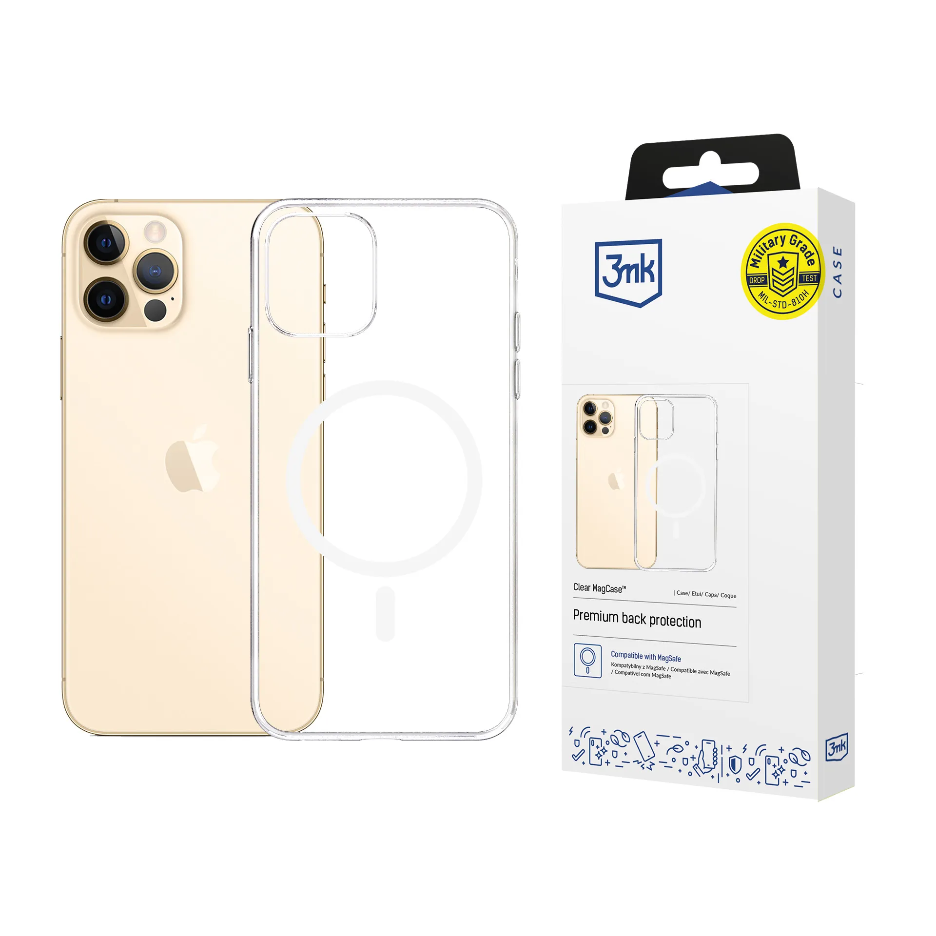 Case for Apple iPhone 12 Pro Max - 3mk Clear MagCase