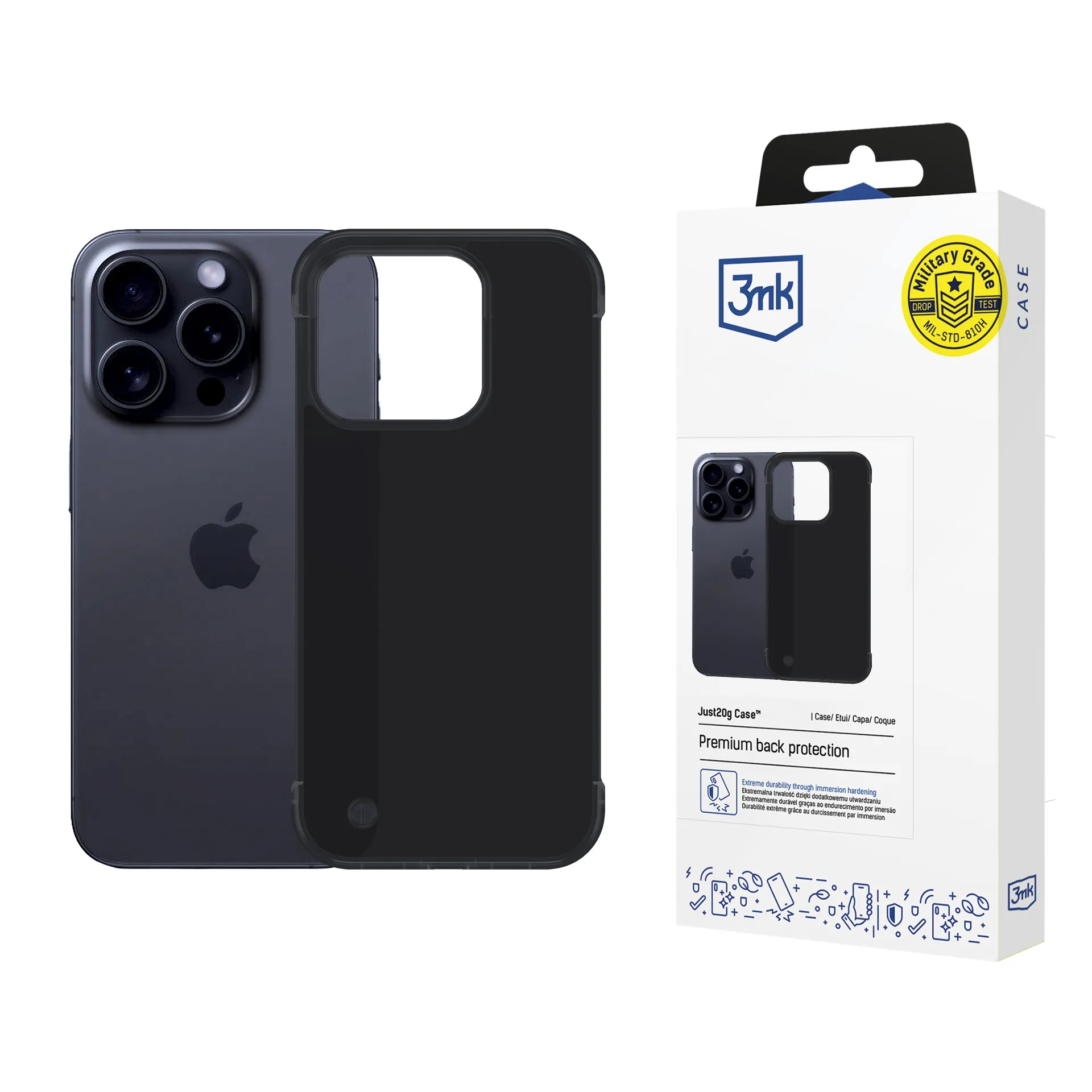 Ultralight case for Apple iPhone 13 Pro - 3mk Just20g Matt Case