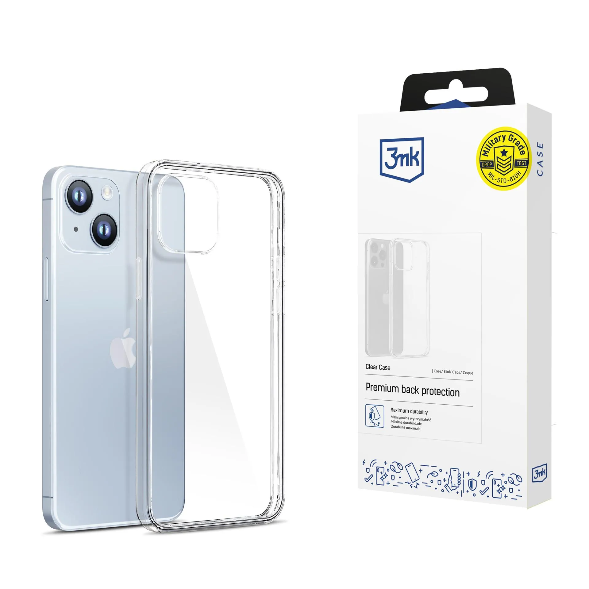 Case for Apple iPhone 14 - 3mk Clear Case
