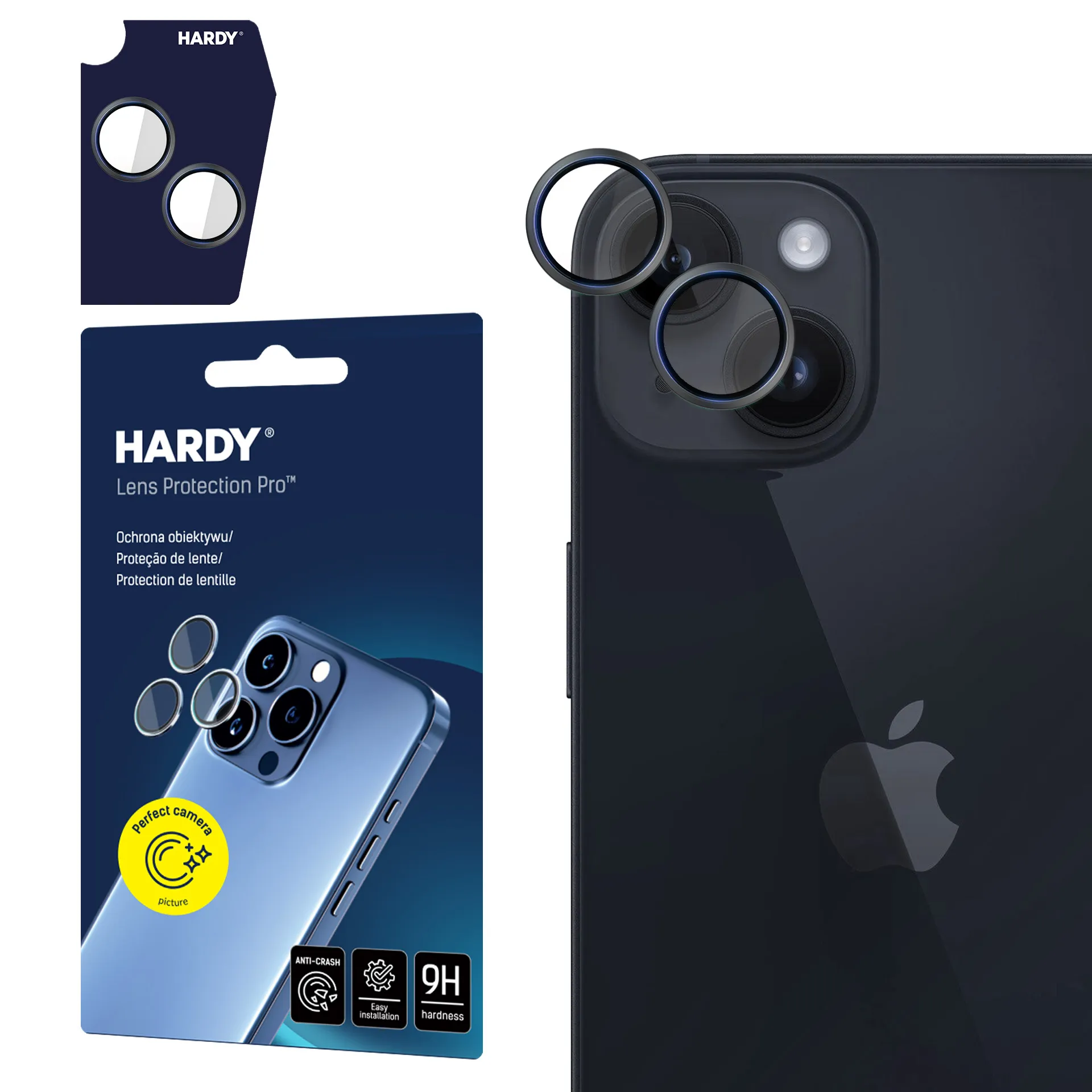 Lens protection for Apple iPhone 15 Pro - 3mk HARDY Lens Protection Pro