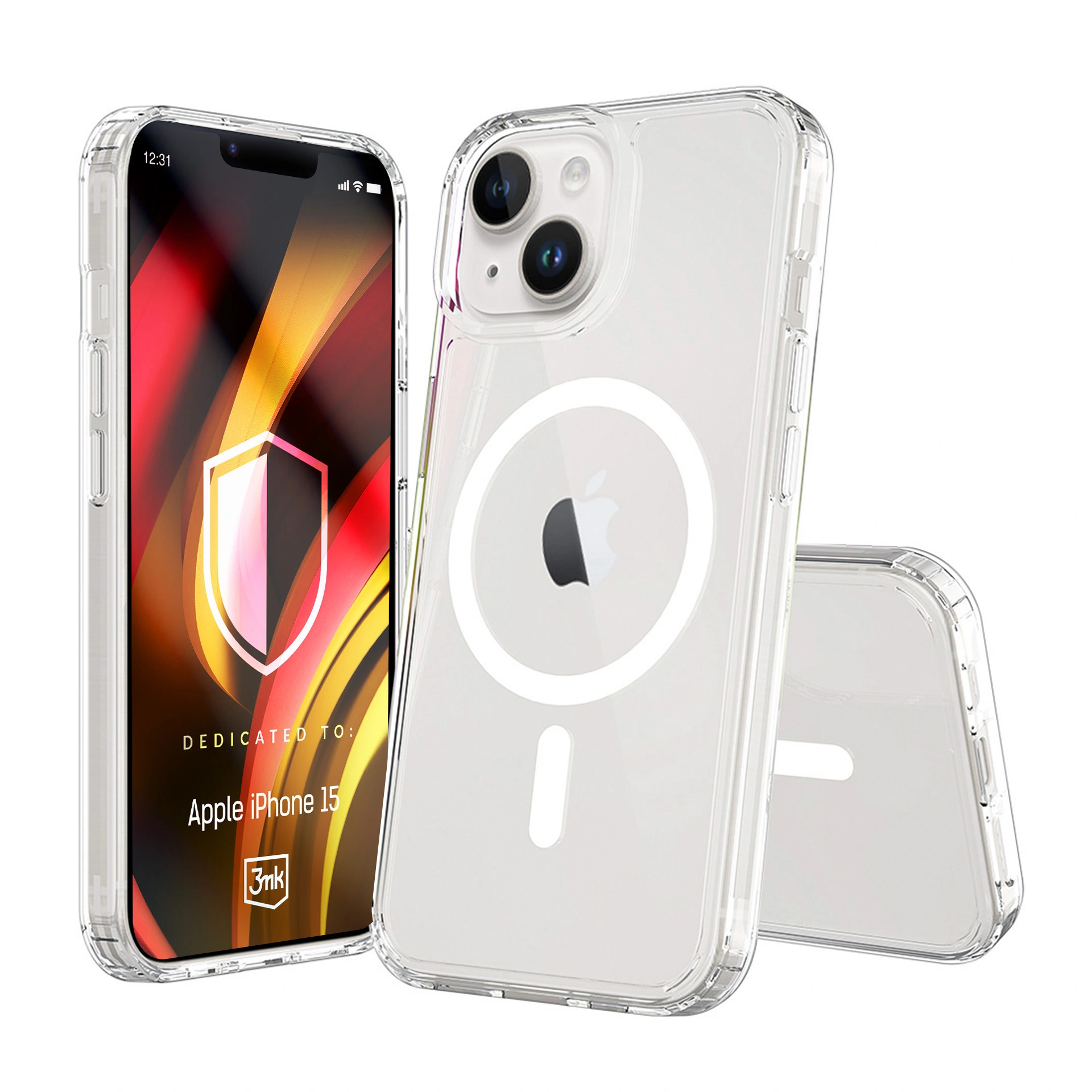 Armoured case for Apple iPhone 15 - 3mk HARDY® LiqForce MagCase™