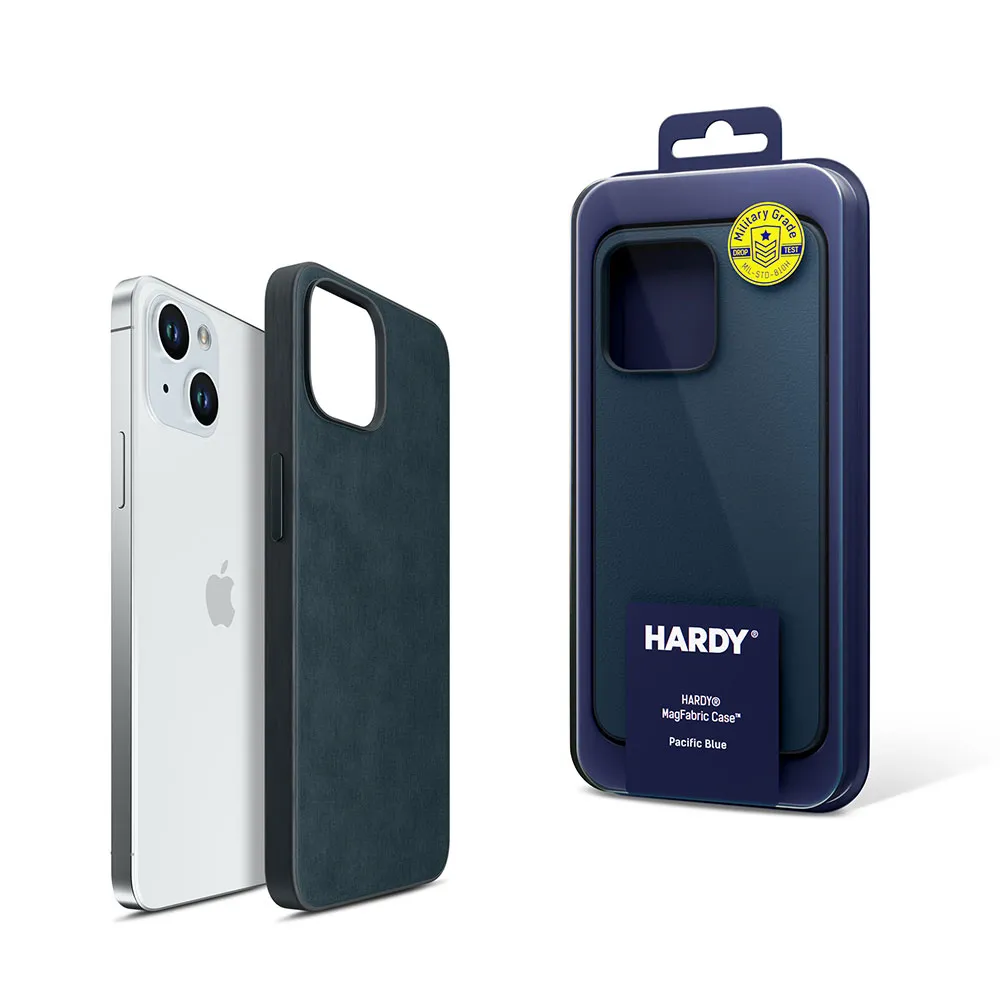 Case for Apple iPhone 15 Plus - 3mk HARDY MagFabric Case Black