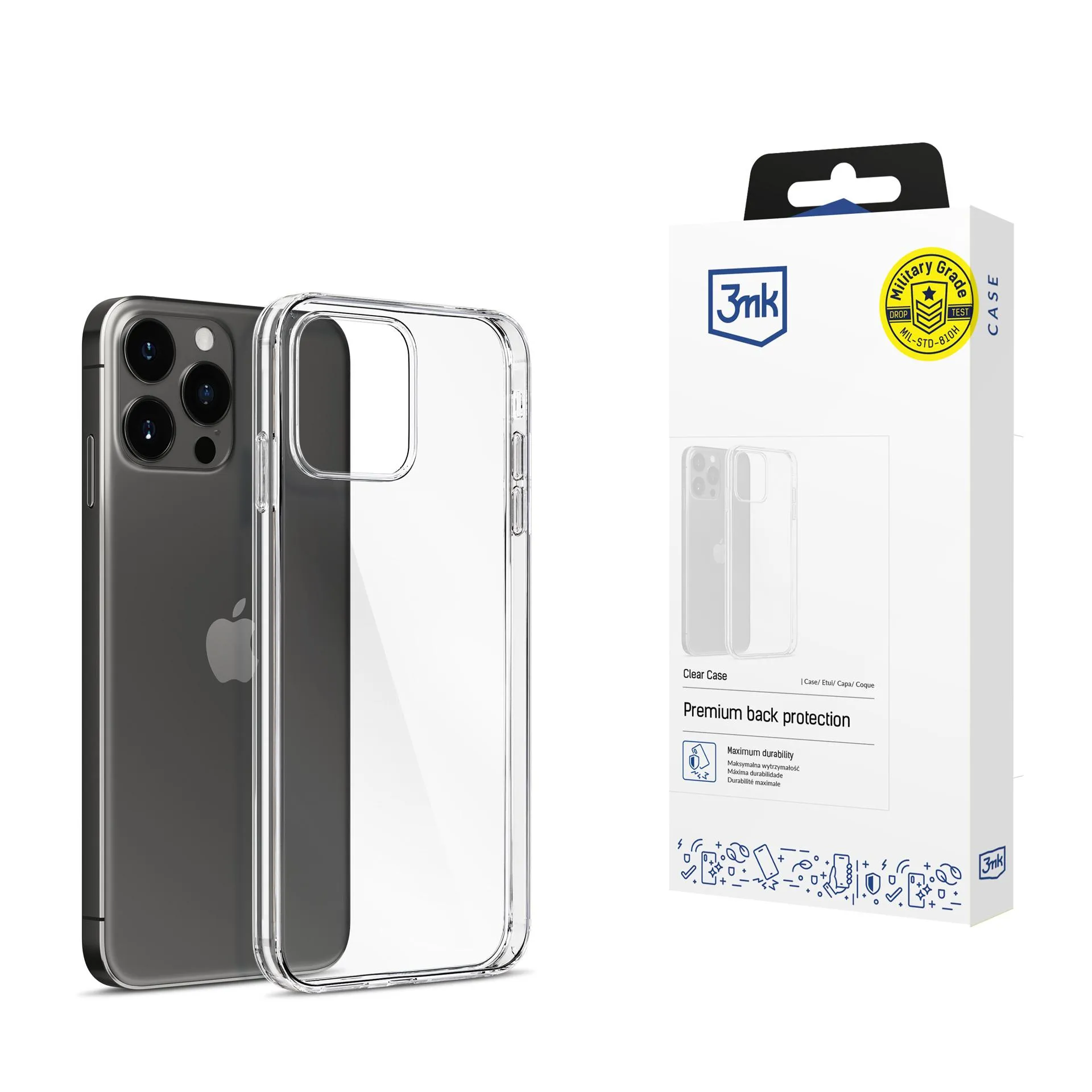 Case for Apple iPhone 15 Pro - 3mk Clear Case