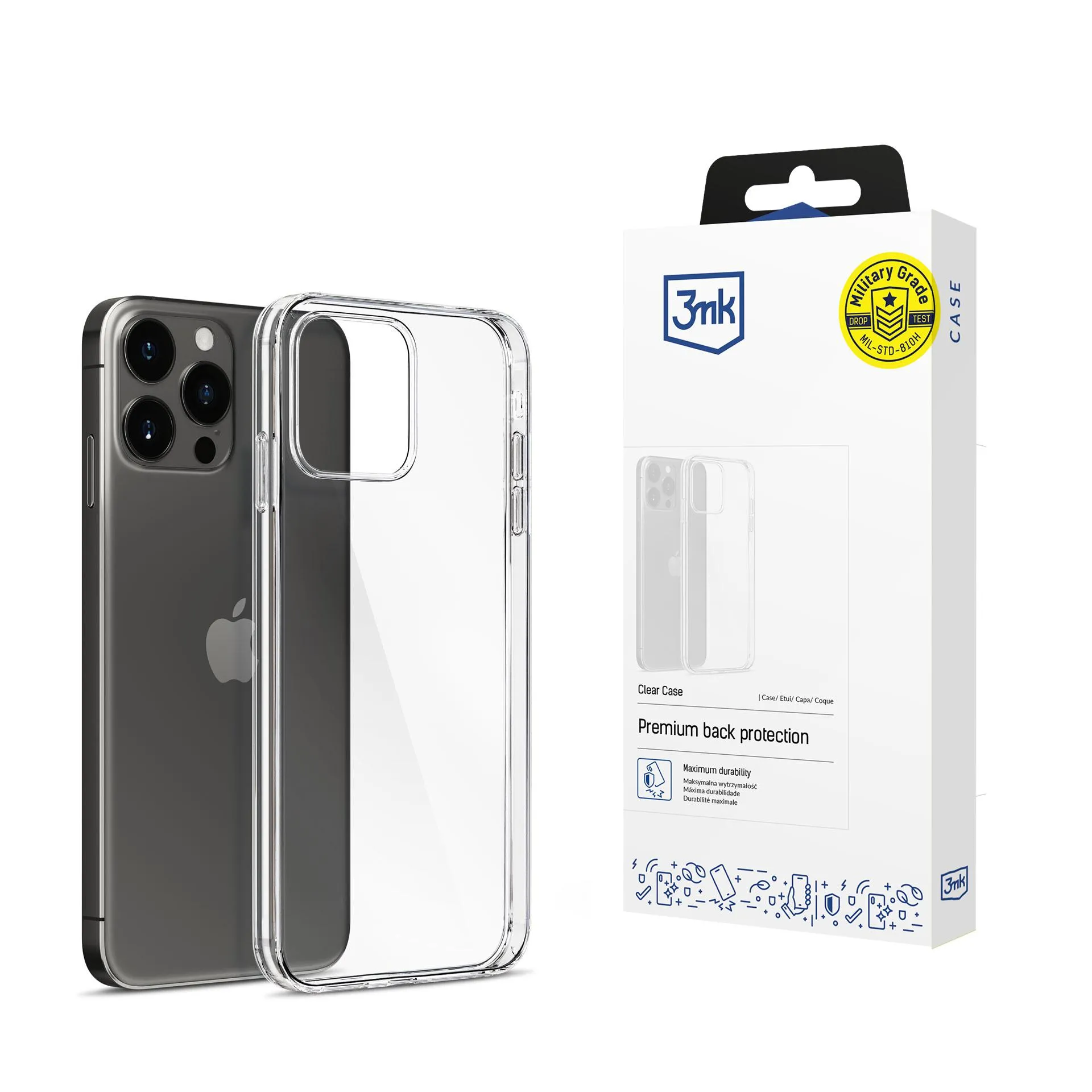 Case for Apple iPhone 15 Pro Max - 3mk Clear Case