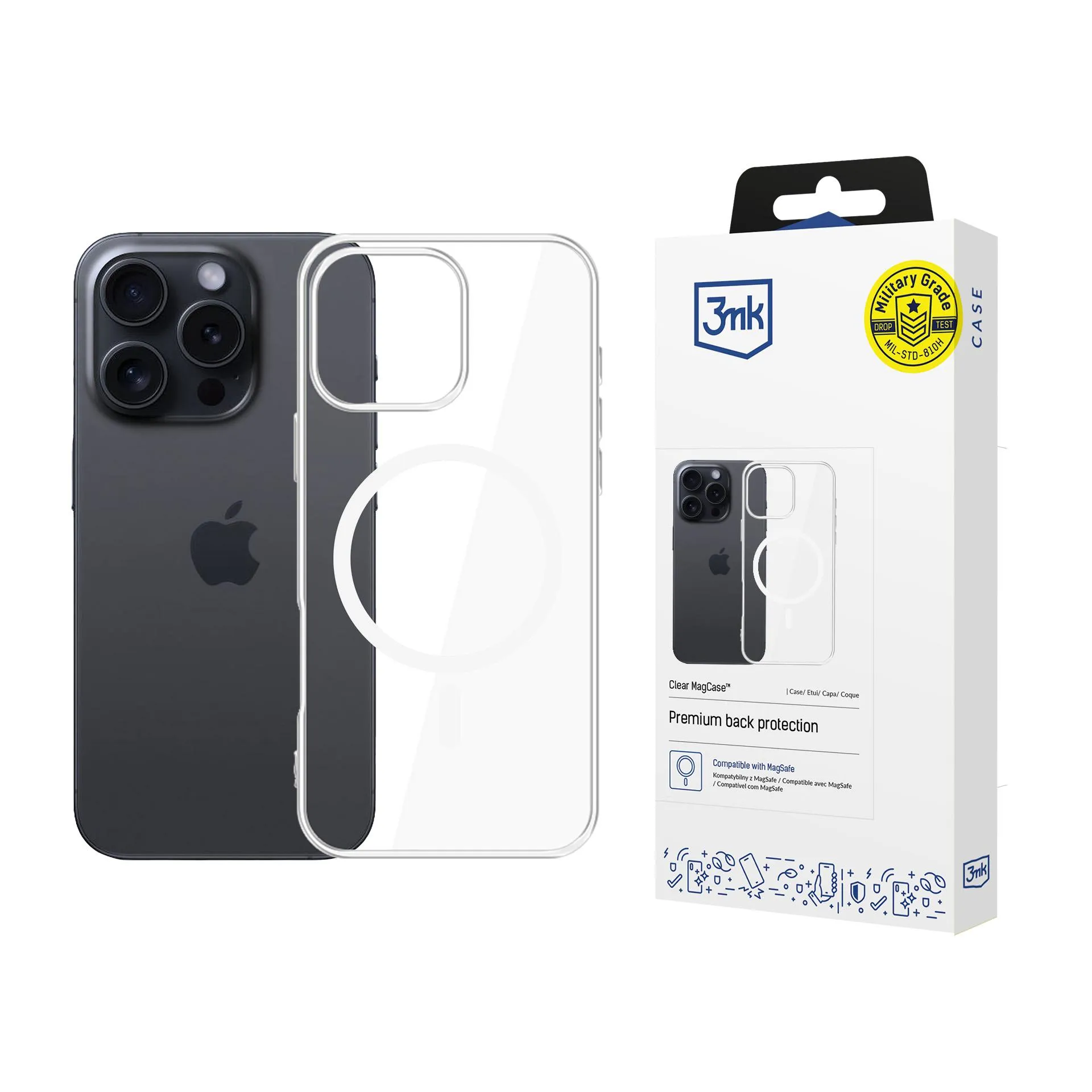 Case for Apple iPhone 16 Pro Max - 3mk Clear MagCase