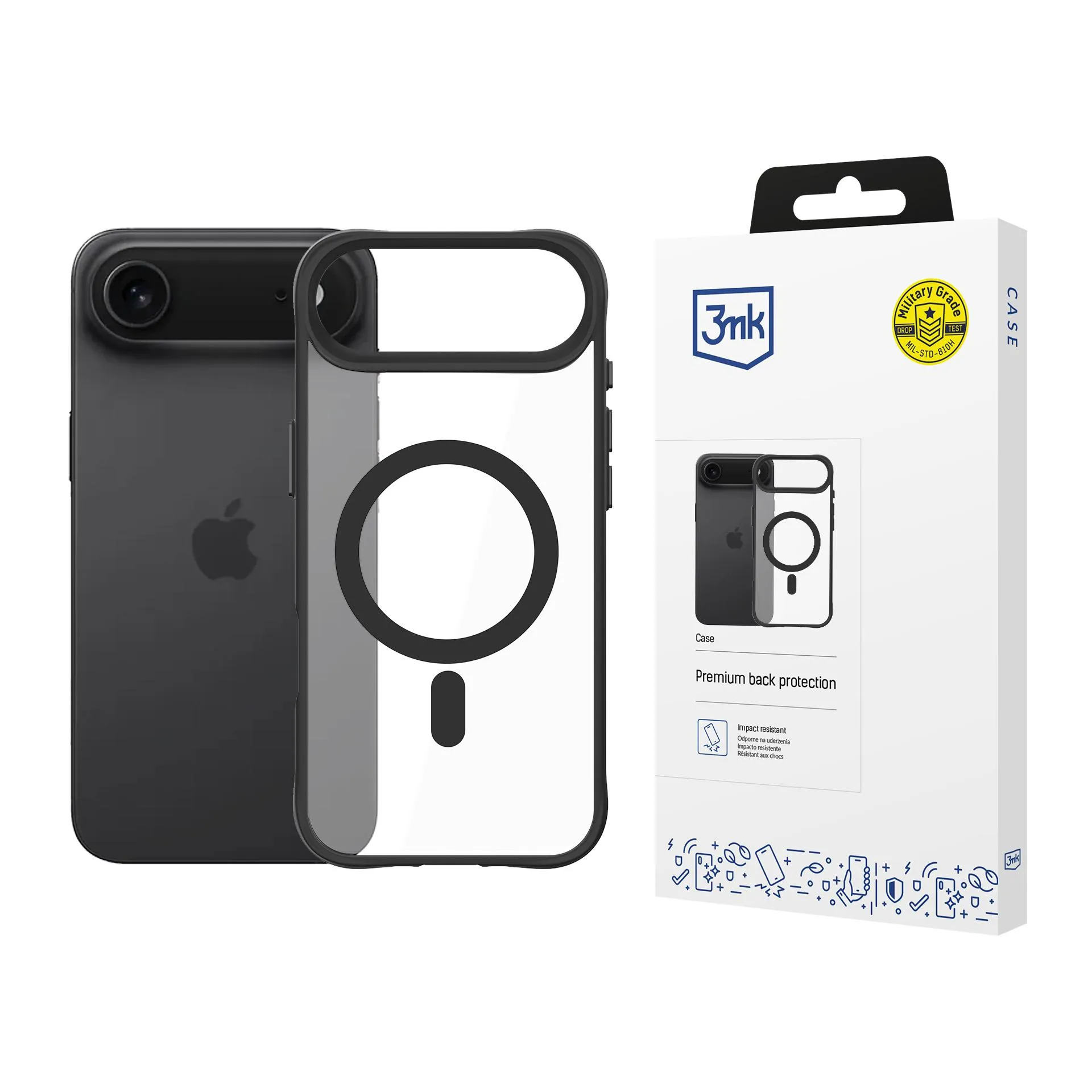 Case for Apple iPhone 17 Air - 3mk Satin Armor MagCase