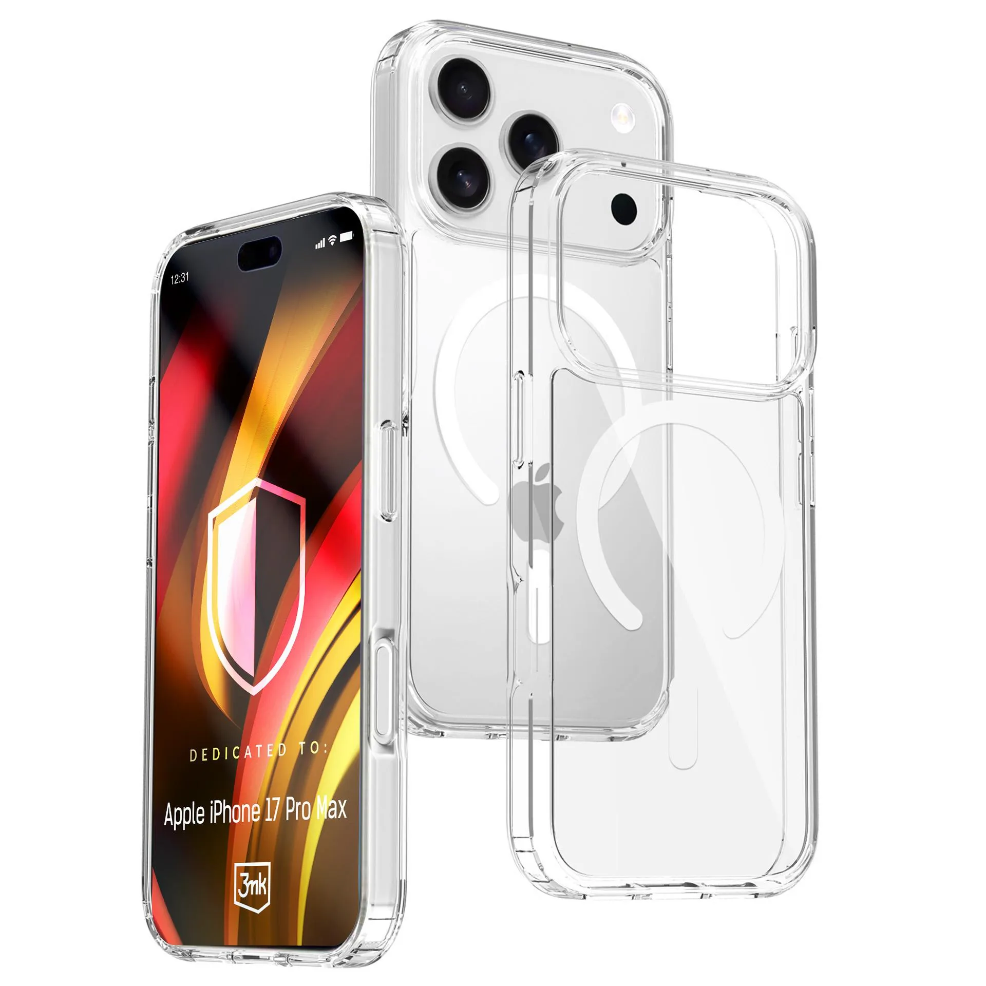 Armoured case for Apple iPhone 17 Pro Max - 3mk HARDY® LiqForce MagCase™