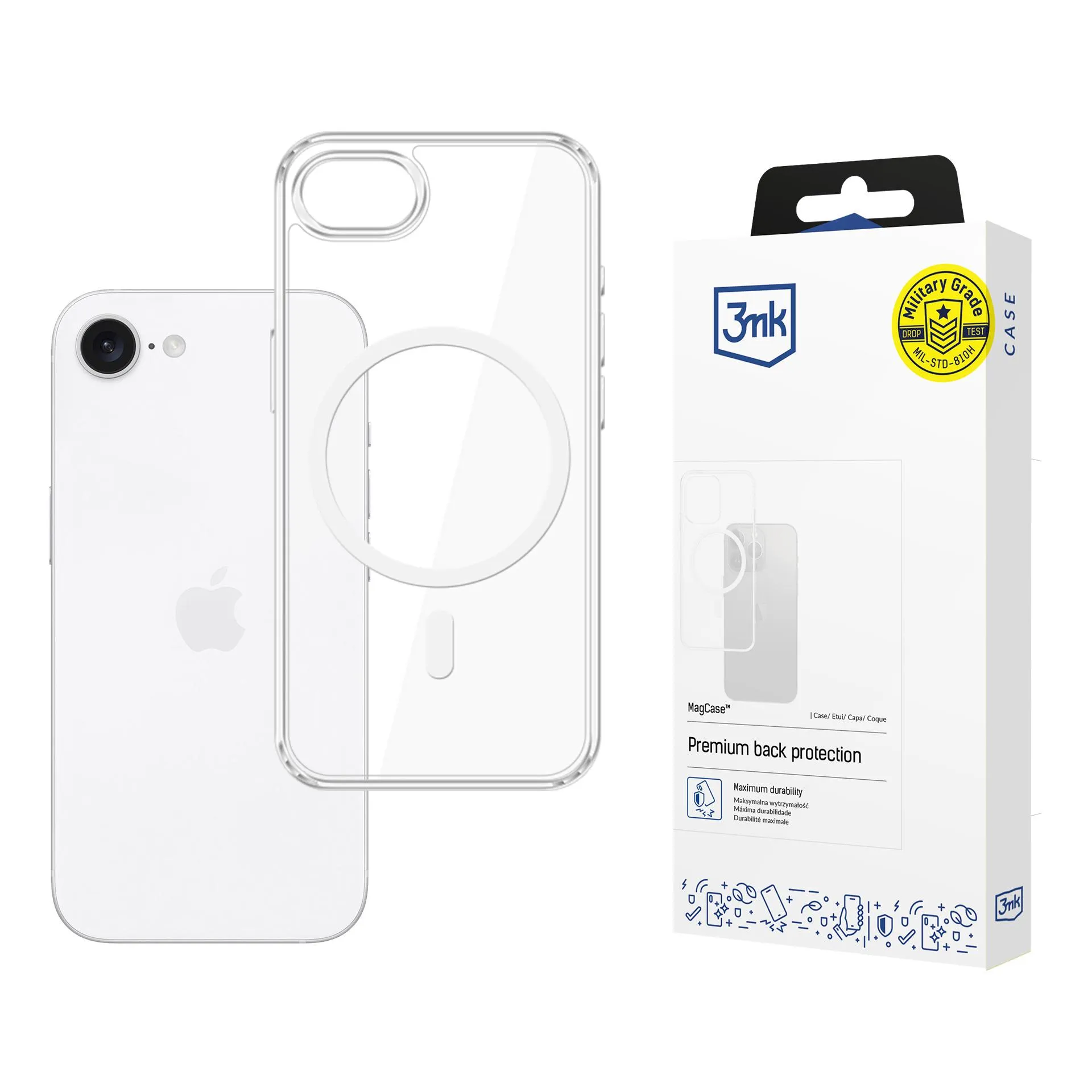 Reinforced case for Apple iPhone 16E - 3mk MagCase