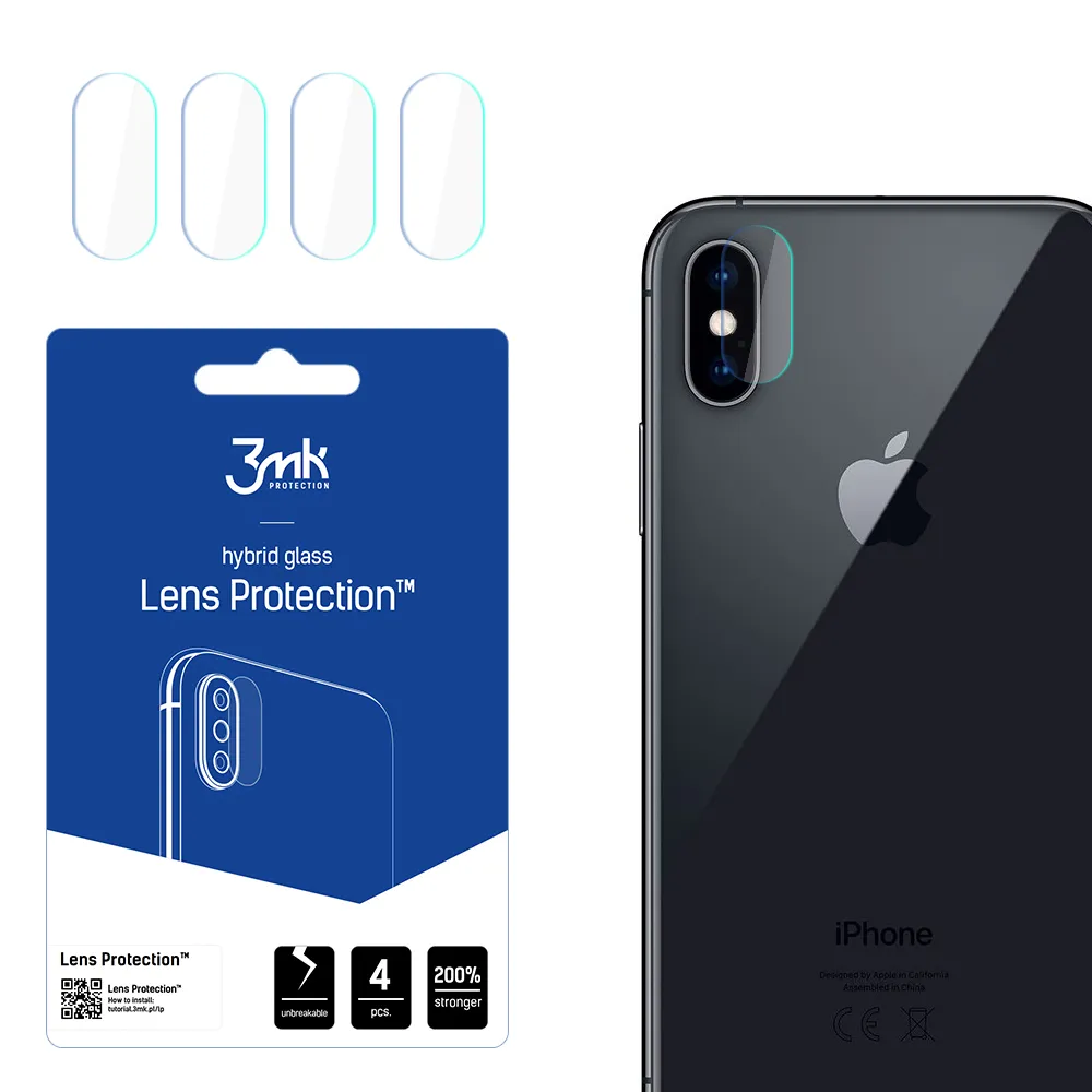 Glass for the camera lens for Apple iPhone Xs - 3mk Lens Protection