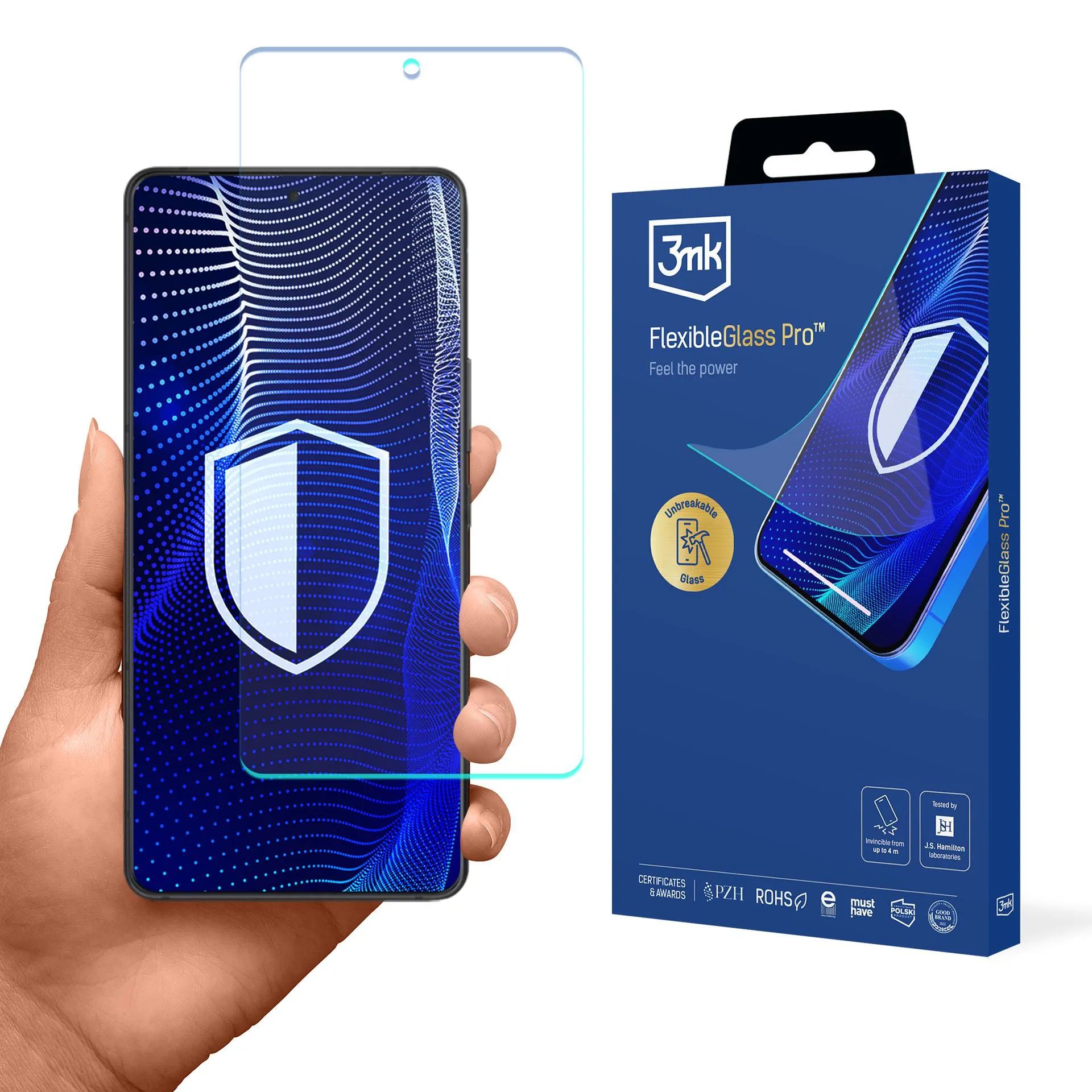 Shatterproof glass for Asus ROG Phone 9 / 9 Pro / 9 FE - 3mk FlexibleGlass Pro