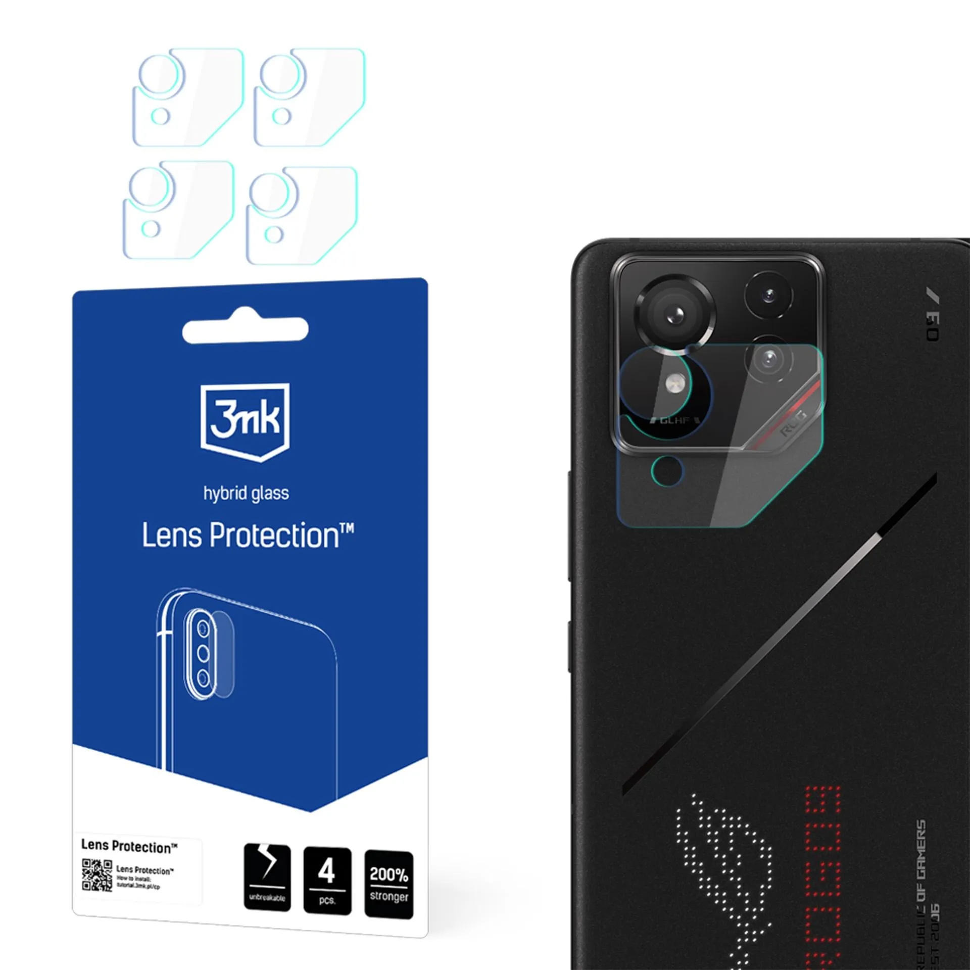 Lens glass for ASUS ROG Phone 9 FE - 3mk Lens Protection