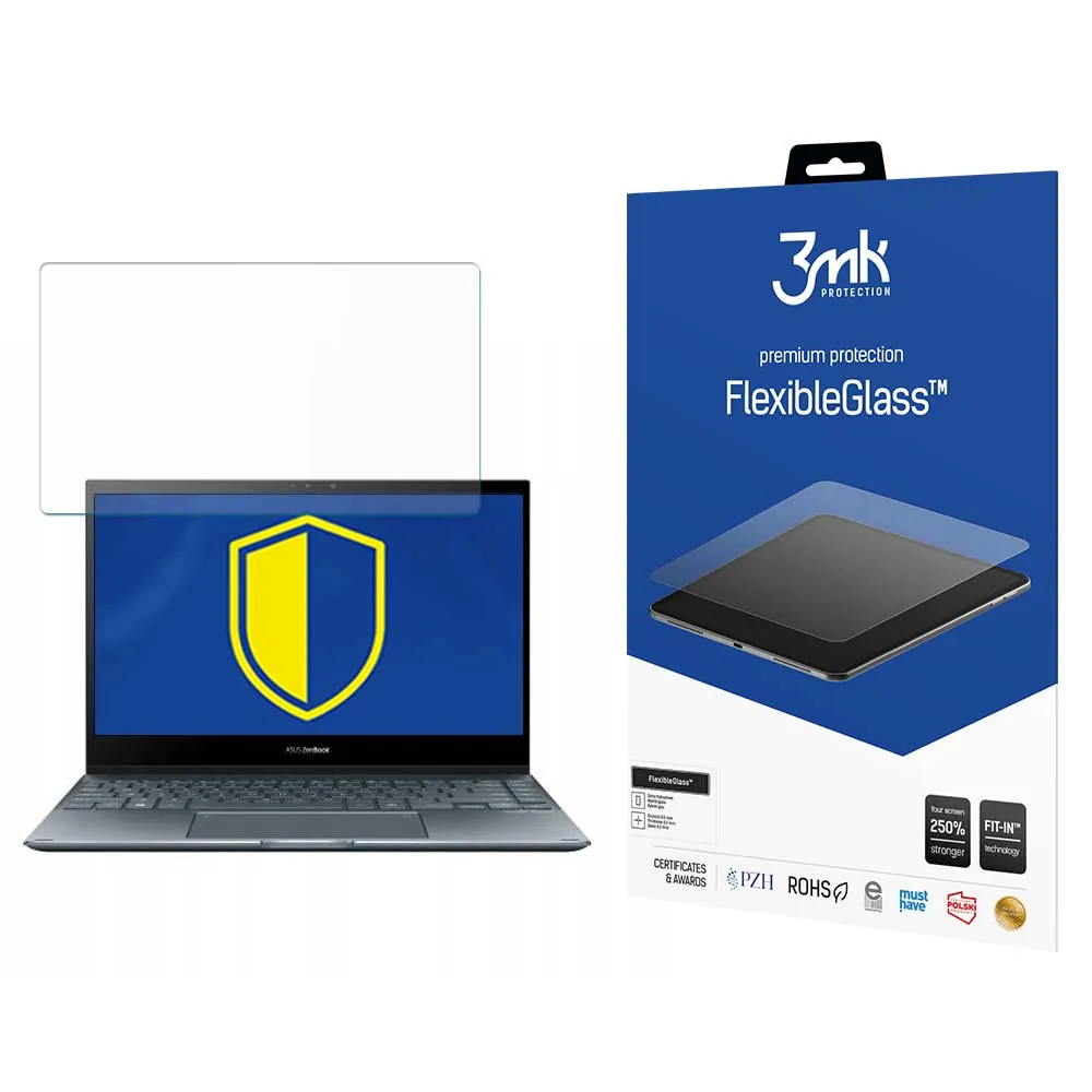 Shatterproof hybrid glass for Asus ZenBook Flip 13 - 3mk FlexibleGlass