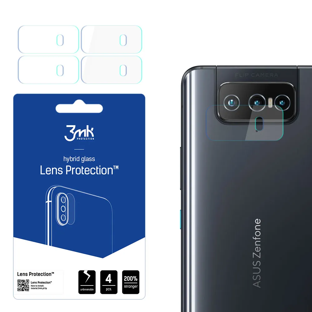 Lens glass for Asus Zenfone 8 Flip 5G - 3mk Lens Protection