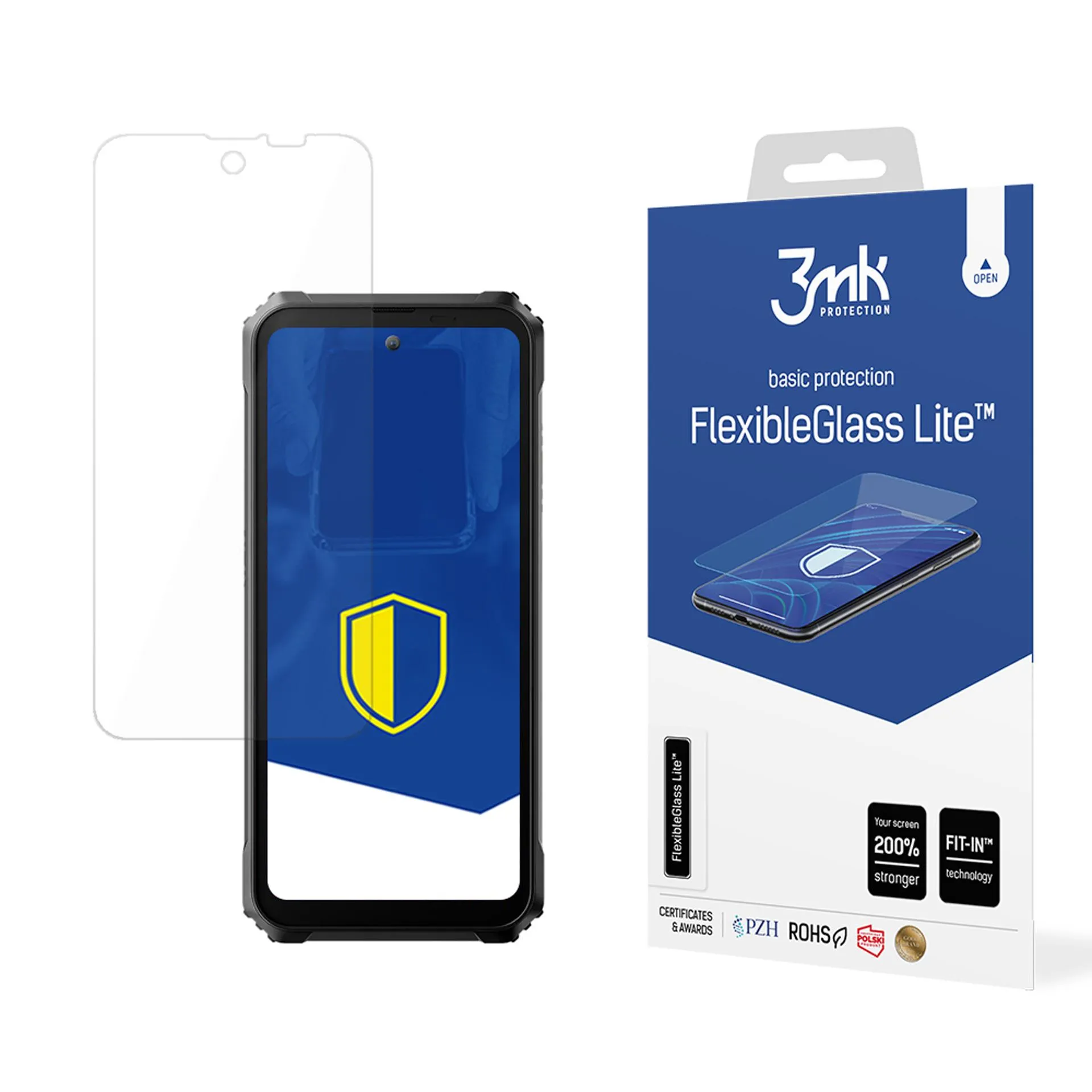 Unbreakable hybrid glass for Blackview BL9000 Pro - 3mk FlexibleGlass Lite