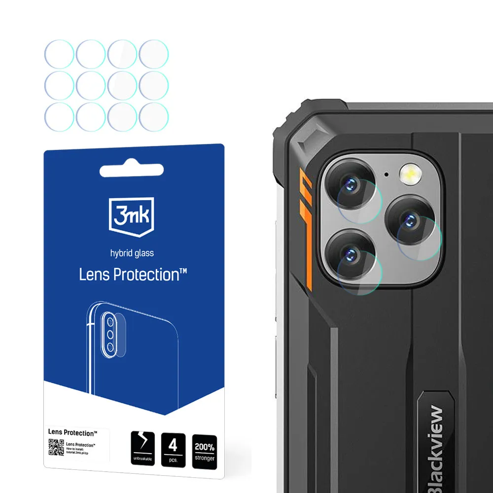 Lens glass for Blackview BV8900 Pro - 3mk Lens Protection