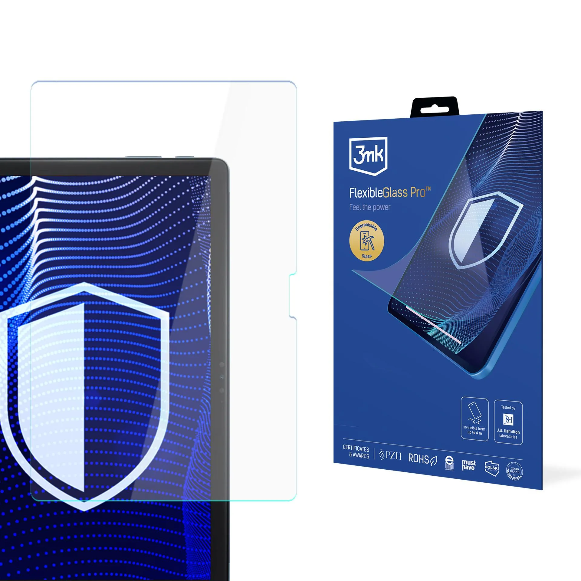 Shatterproof Glass for Blackview TAB 13 PRO LTE - 3mk FlexibleGlass Pro