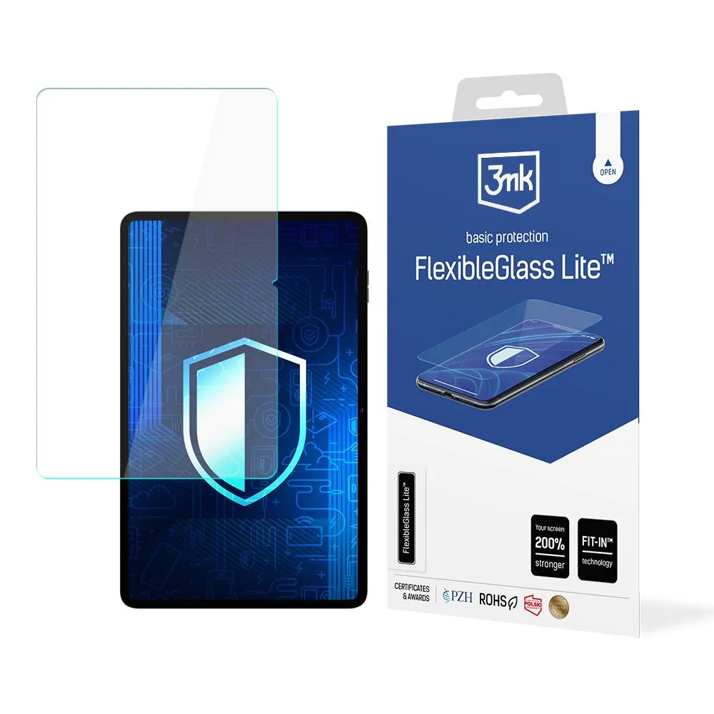 Shatterproof hybrid glass for Blackview Tab 18 - 3mk FlexibleGlass Lite
