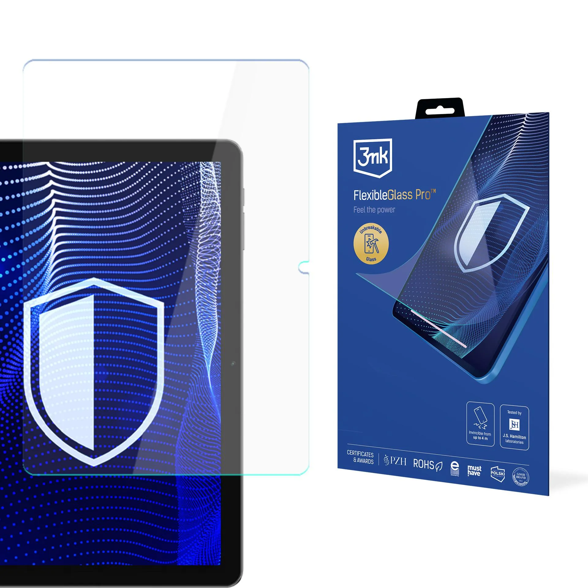 Shatterproof Glass for Blackview Tab 30  - 3mk FlexibleGlass Pro