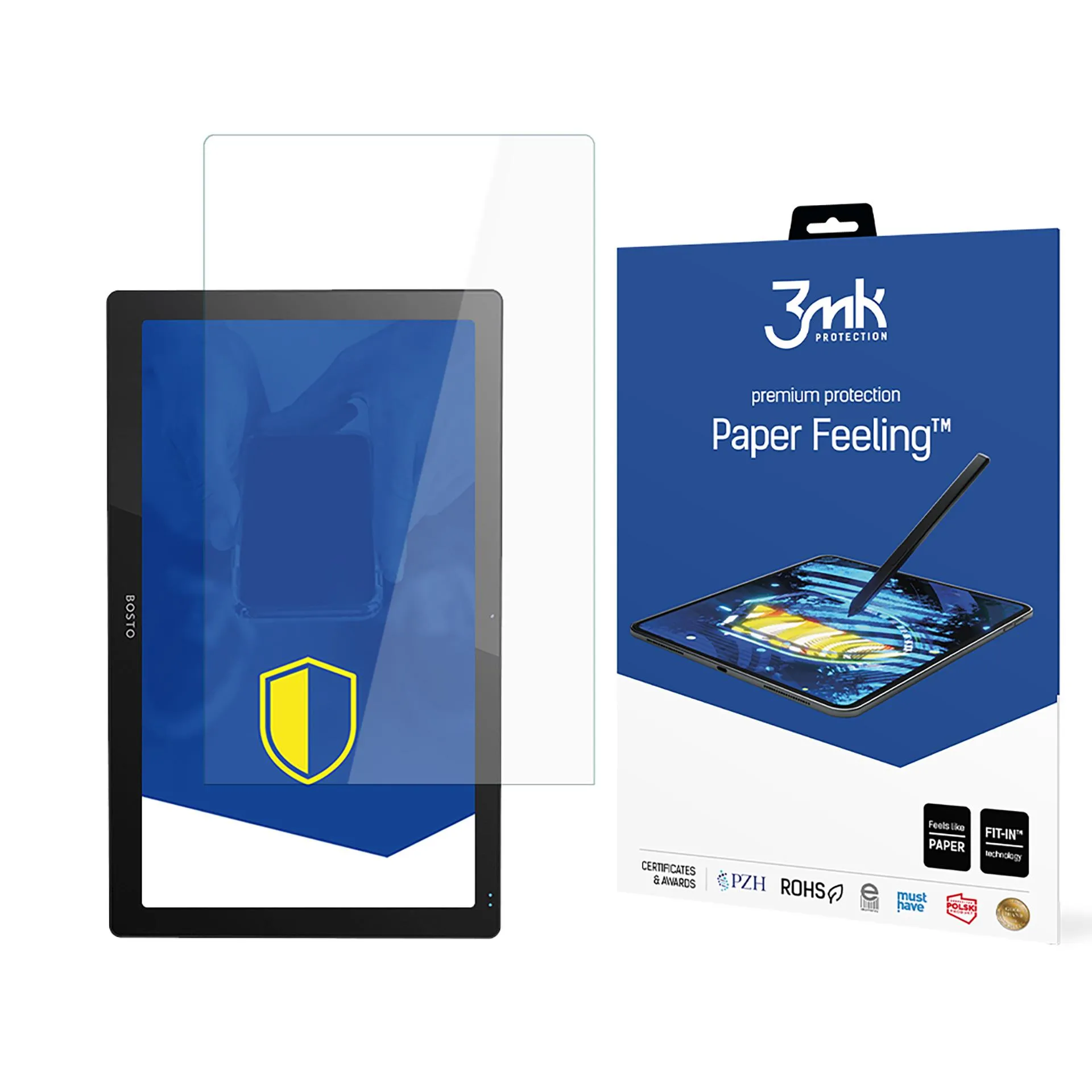 Protective film for BOSTO BST-X7 - 3mk Paper Feeling (2 pcs)