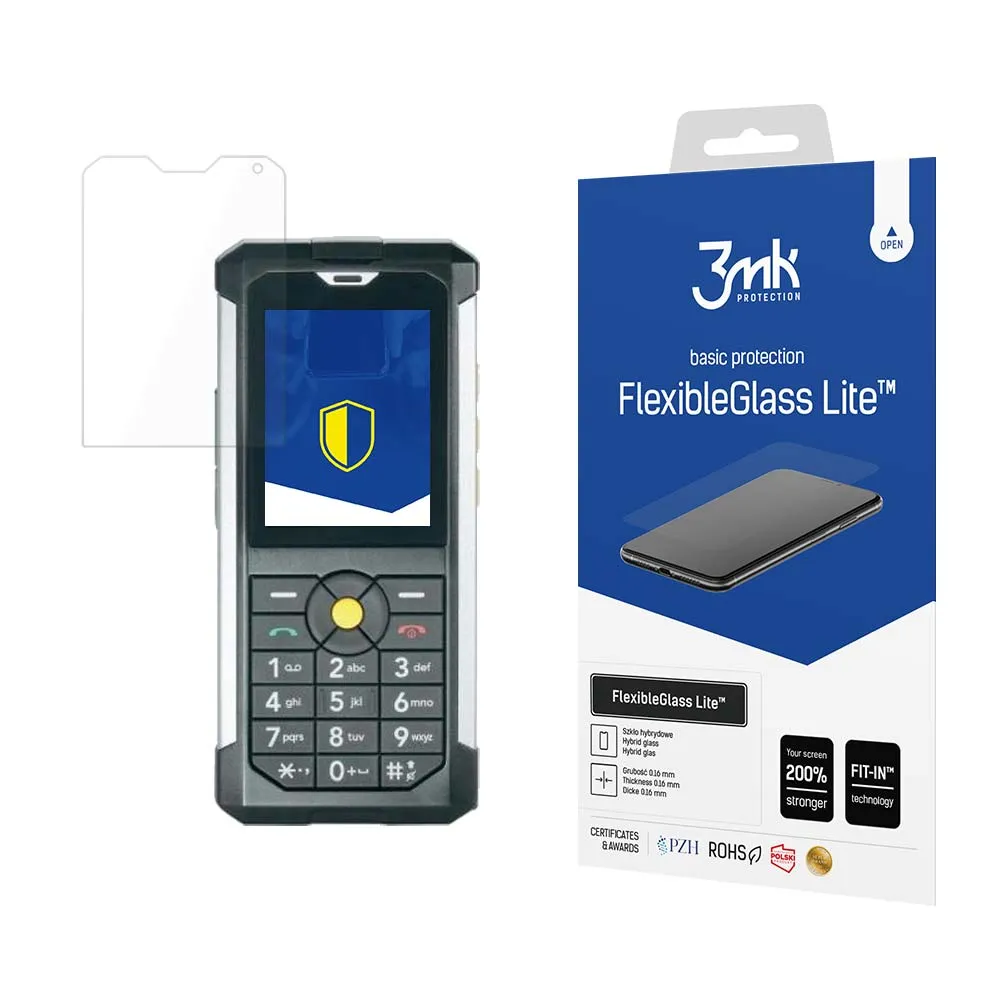 Unbreakable hybrid glass for CAT B100 - 3mk FlexibleGlass Lite