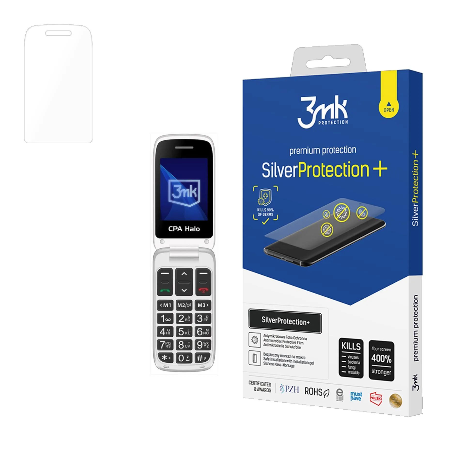 Anti-Shock Protective Film for CPA Halo 25 - 3mk SilverProtection+