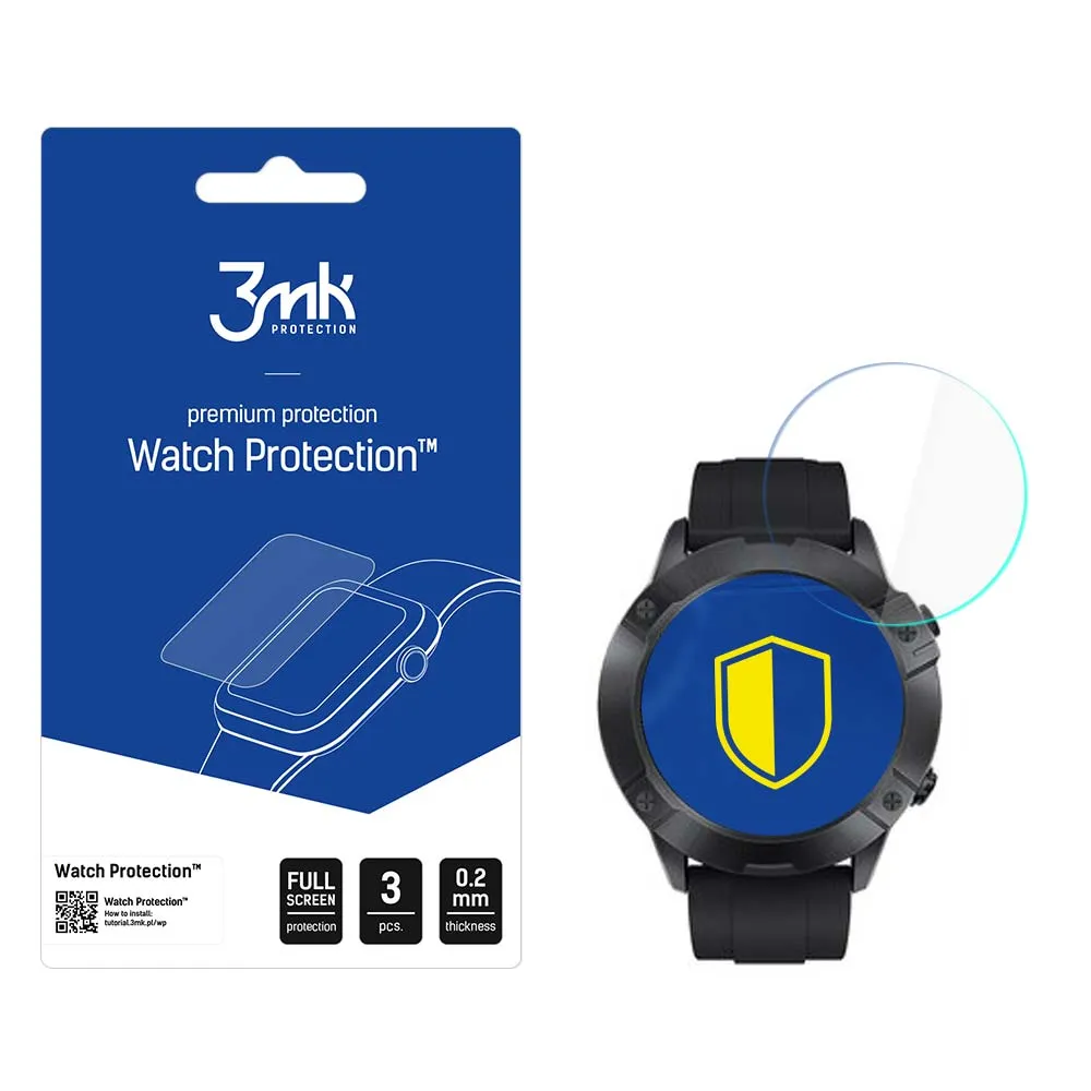 Protective glass for Cubot N1 smartwatch screen - 3mk Watch Protection
