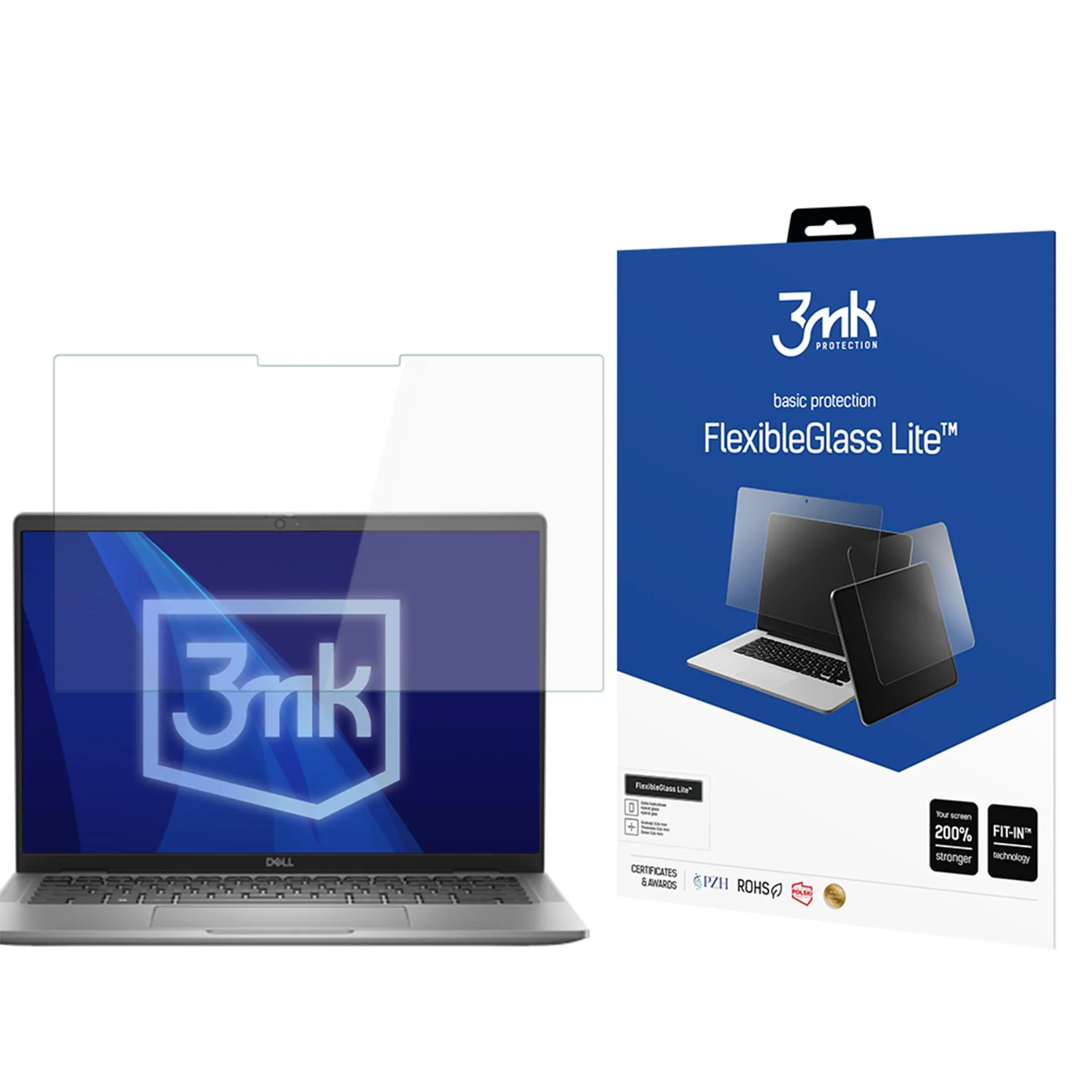 Shatterproof hybrid glass for Dell Latitude 7450 (2in1) - 3mk FlexibleGlass Lite