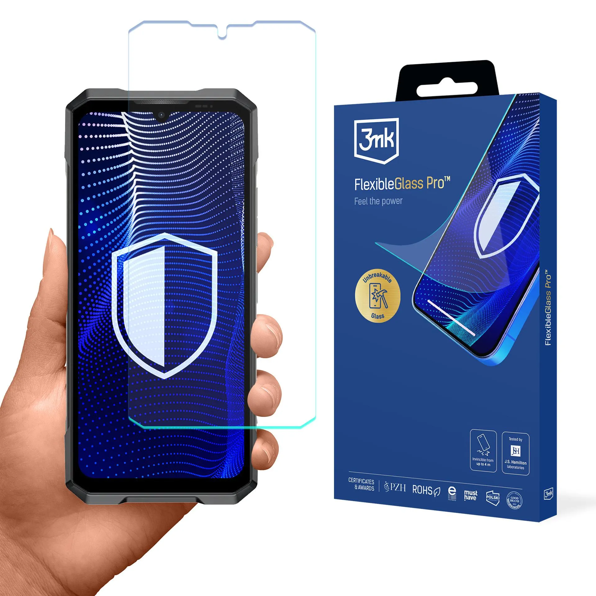 Shatterproof glass for Doogee Blade GT - 3mk FlexibleGlass Pro