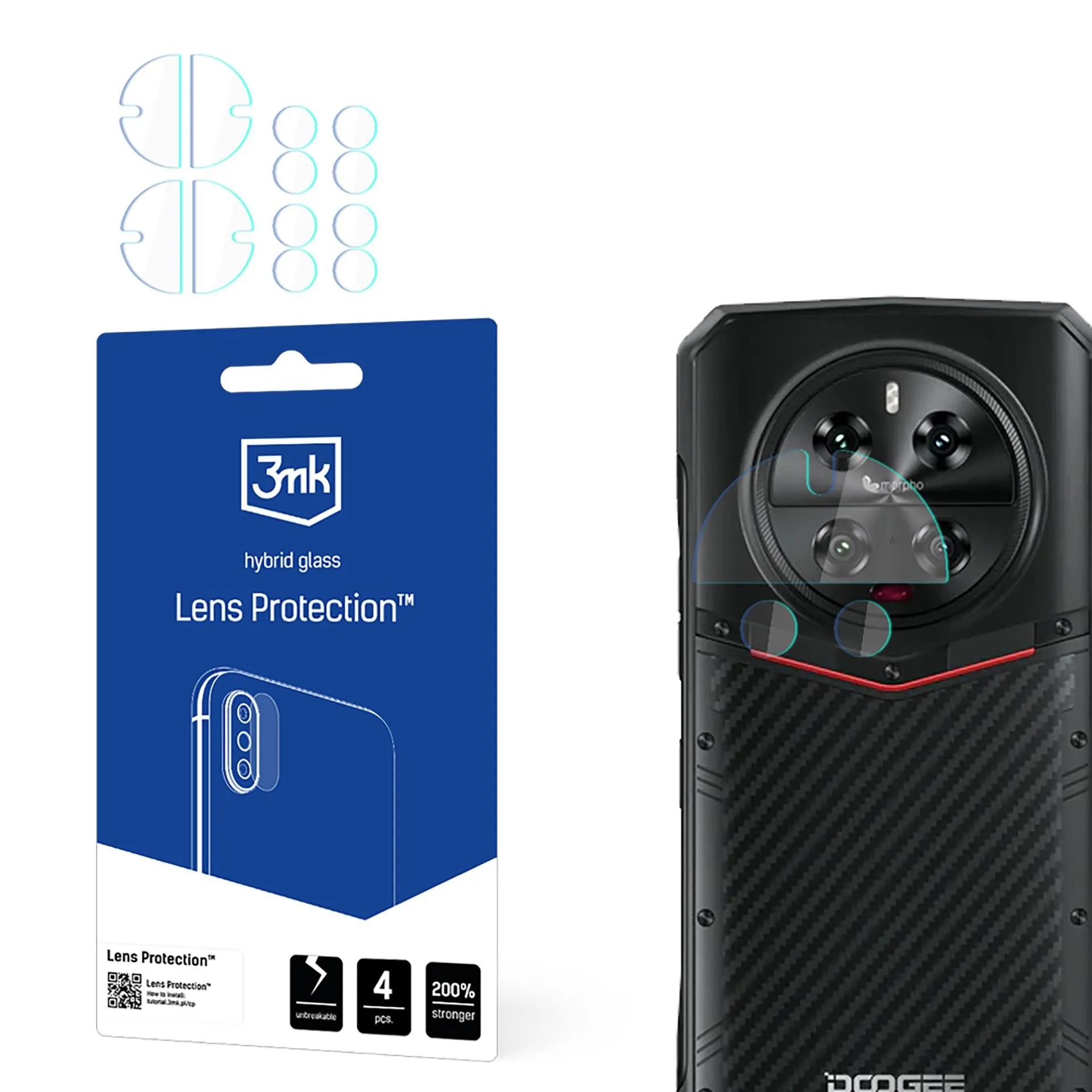 Lens glass for Doogee DK10 - 3mk Lens Protection