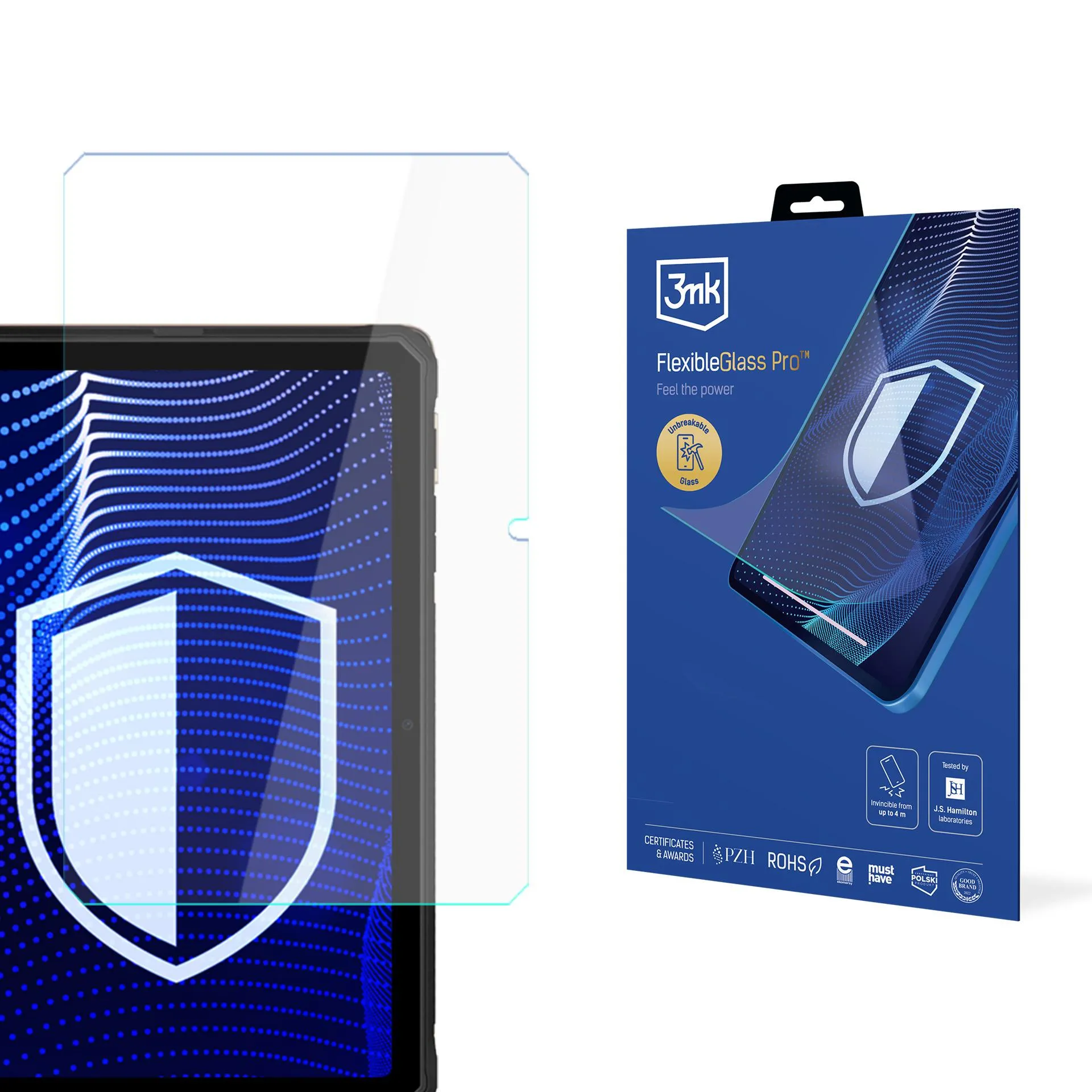 Shatterproof Glass for Doogee R10 - 3mk FlexibleGlass Pro
