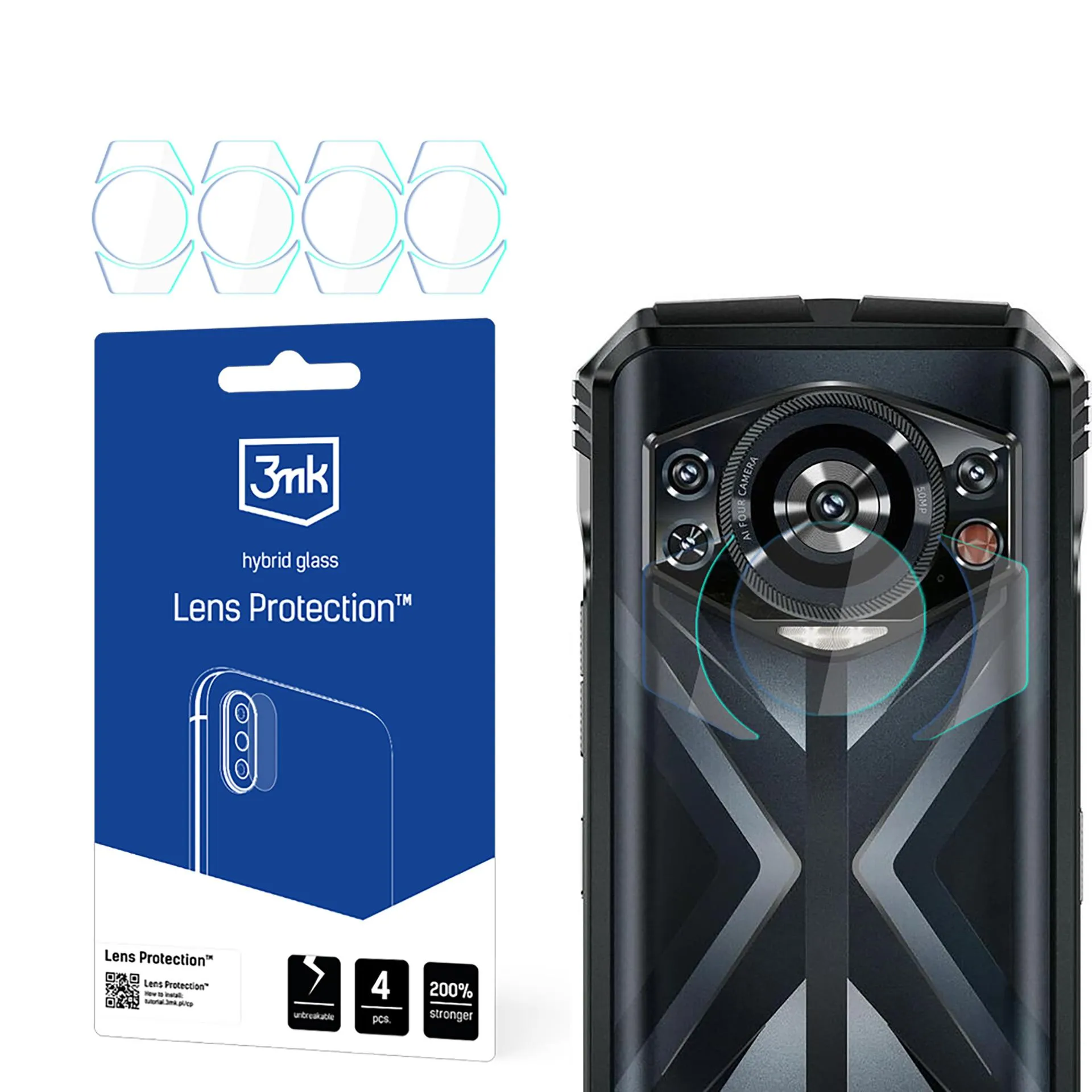 Lens glass for Doogee S118 - 3mk Lens Protection