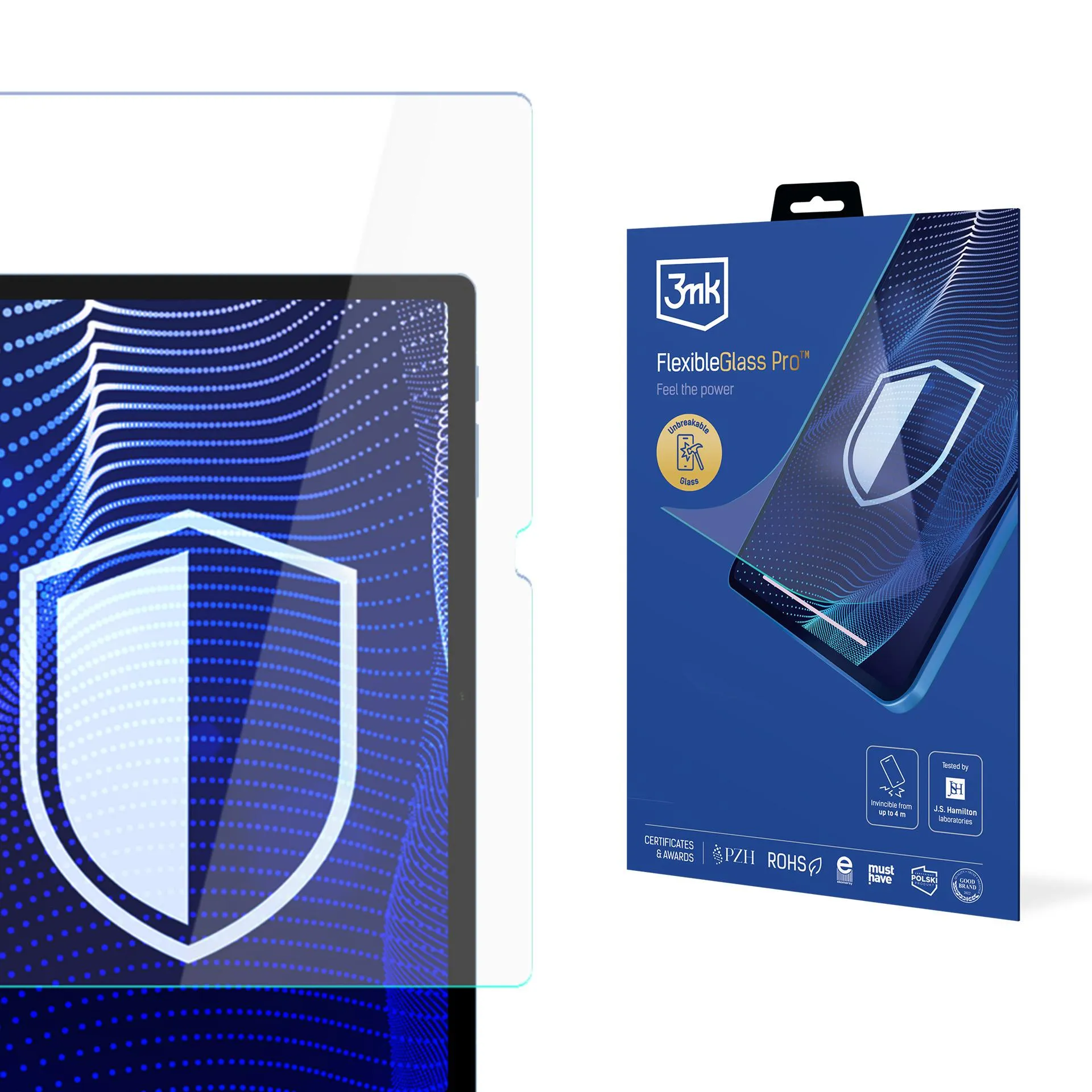 Shatterproof Glass for Doogee T10 Plus - 3mk FlexibleGlass Pro