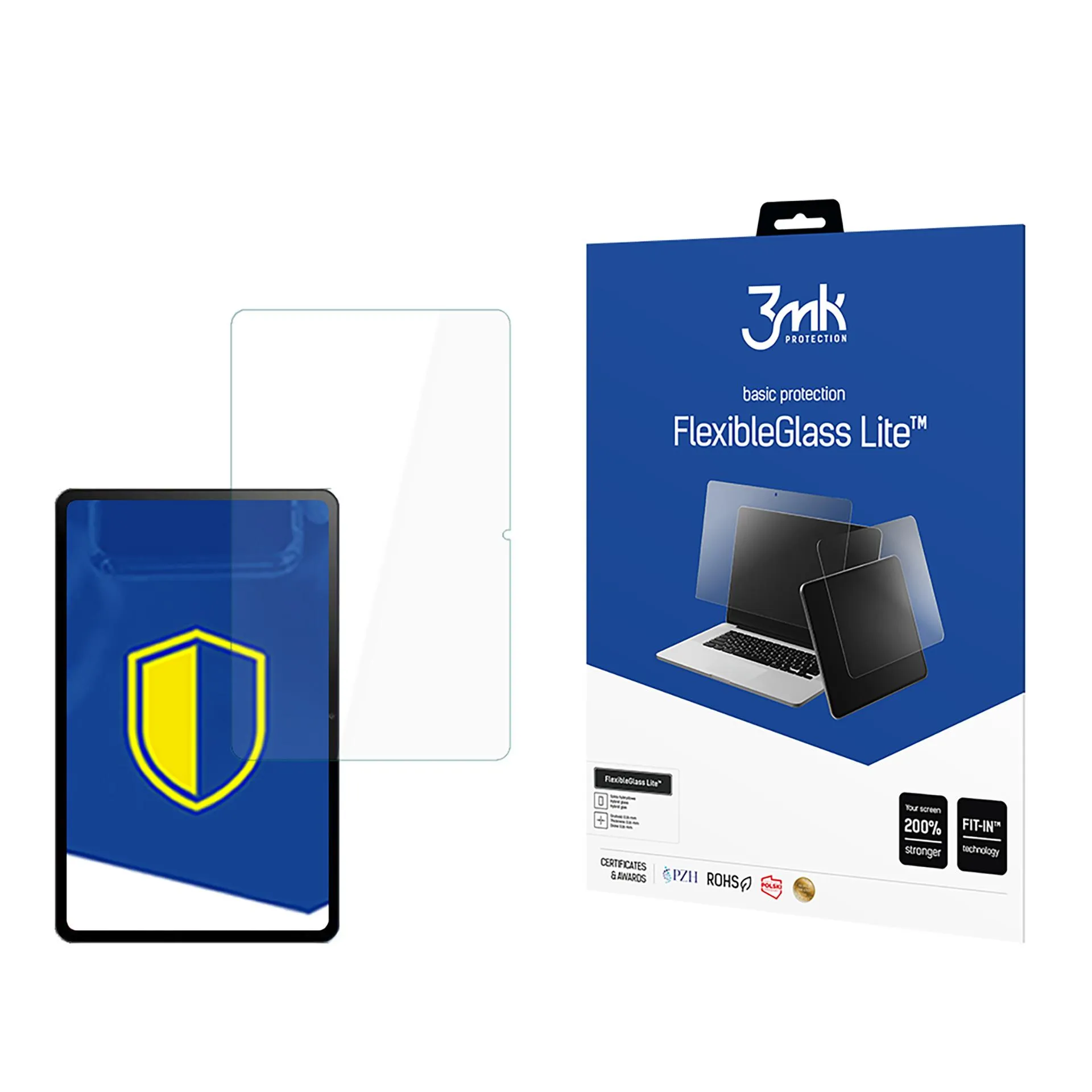 Shatterproof hybrid glass for Doogee T40 - 3mk FlexibleGlass Lite