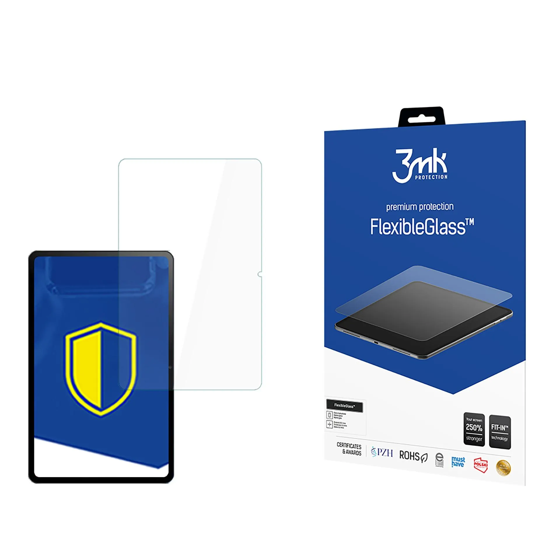 Shatterproof hybrid glass for Doogee T40 - 3mk FlexibleGlass