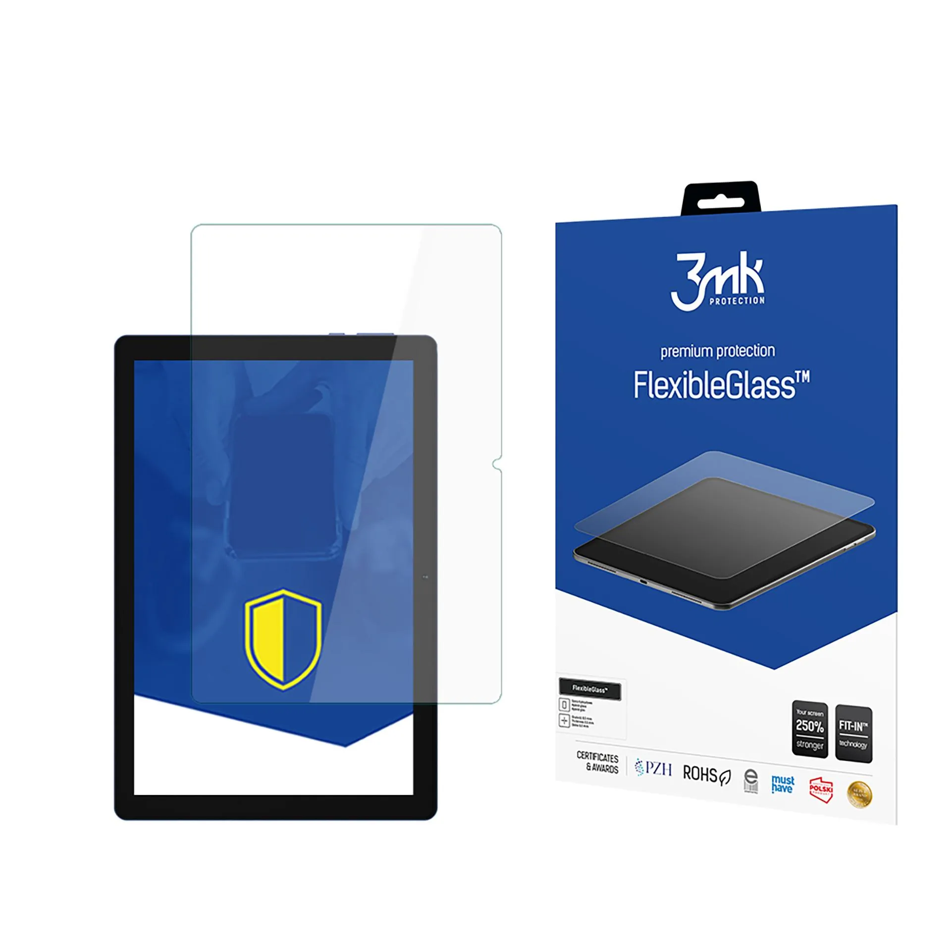 Shatterproof hybrid glass for Doogee U10 - 3mk FlexibleGlass